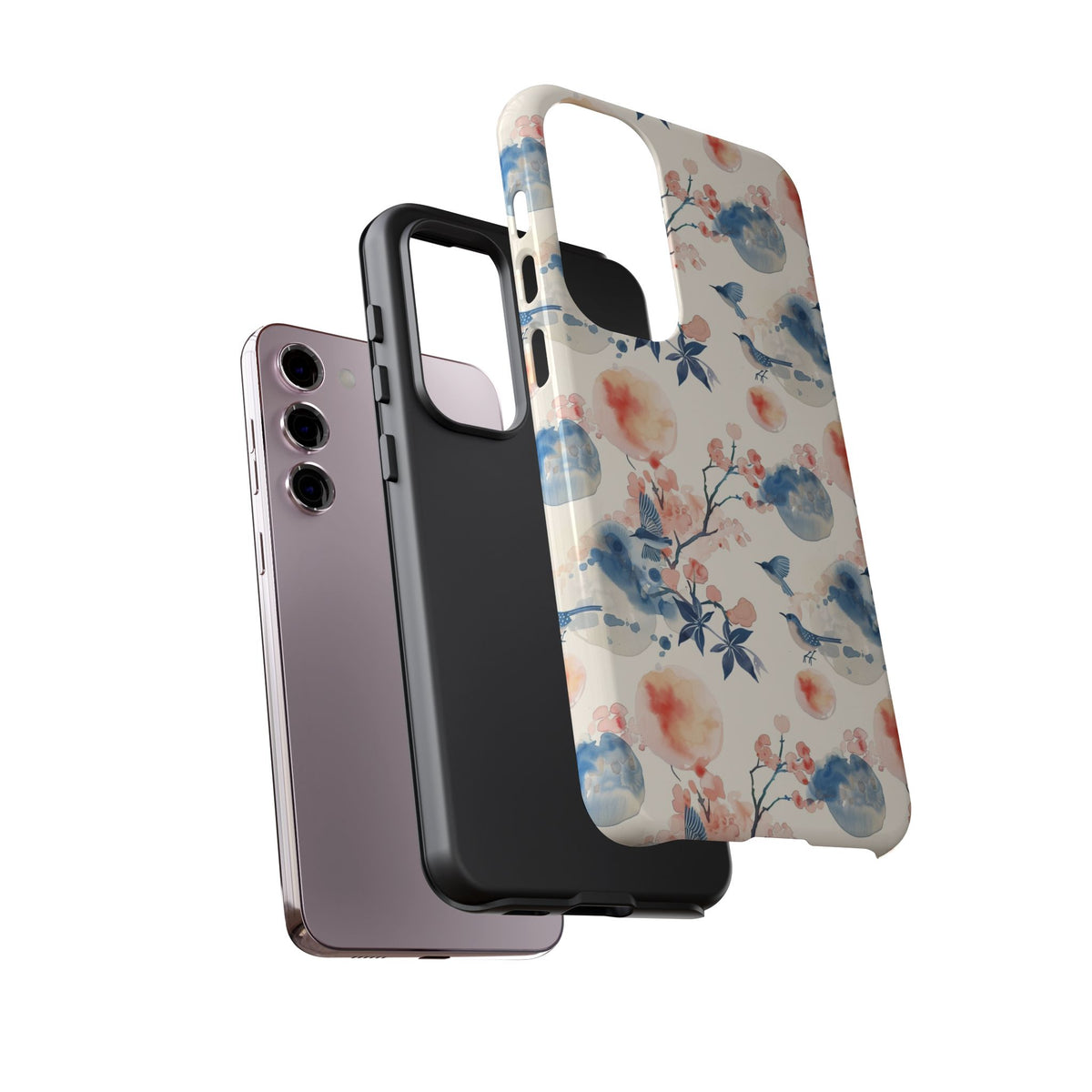 Japanese Pattern Phone Case – Elegant & Timeless Design for Your Phone 083