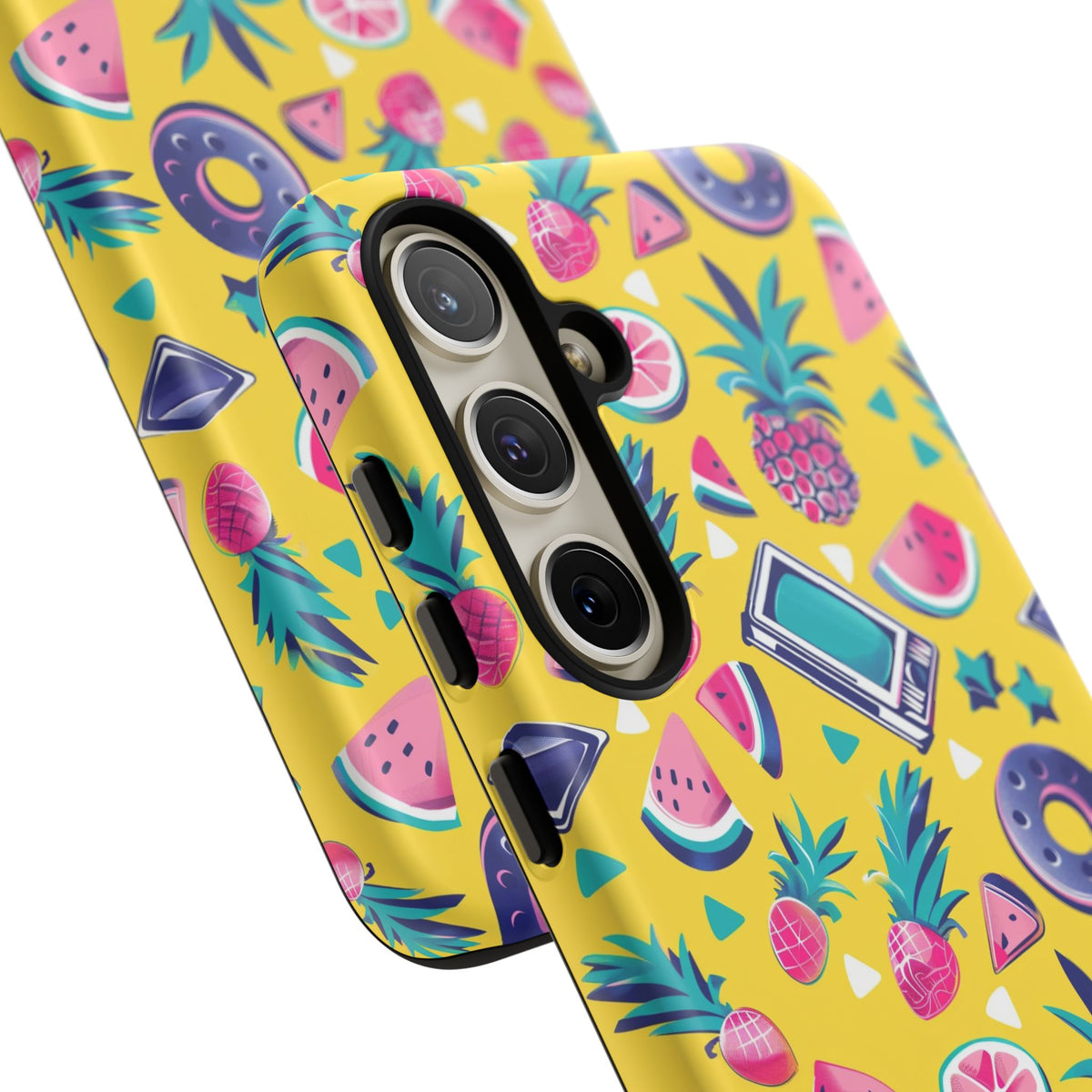 90s Themed Seamless Pattern Phone Case – Embrace Retro Style and Protection 255