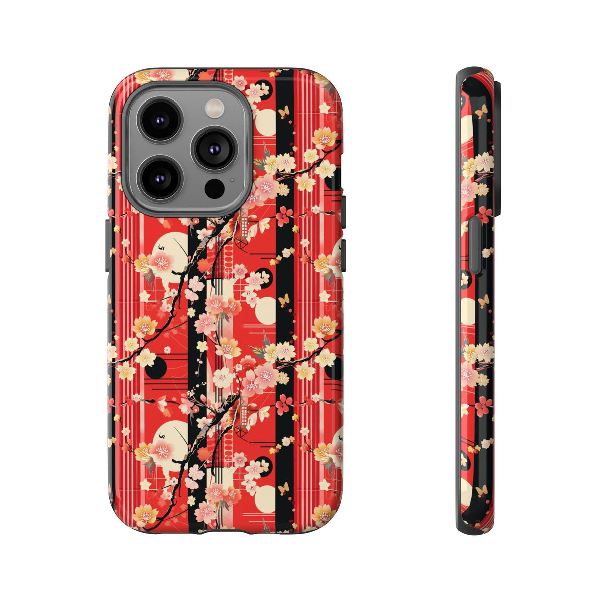 Japanese Pattern Phone Case – Elegant & Timeless Design for Your Phone 026