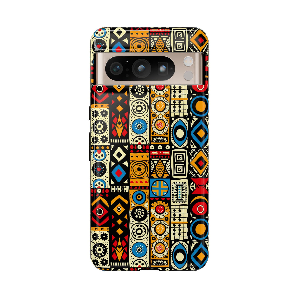 Stylish African Pattern Phone Case – Unique and Vibrant Protection 206