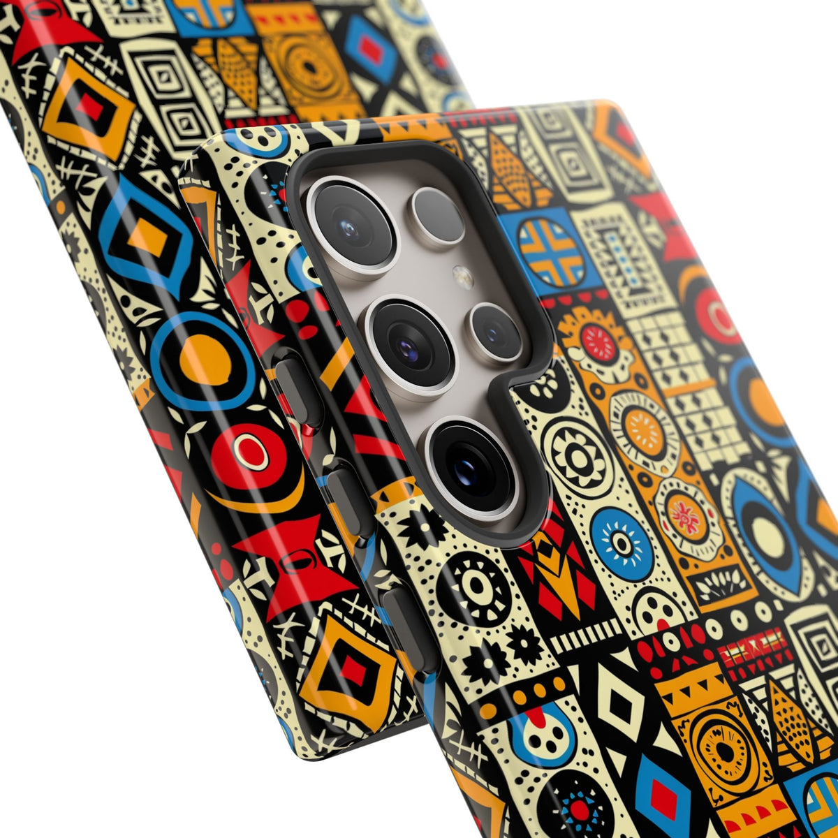 Stylish African Pattern Phone Case – Unique and Vibrant Protection 206