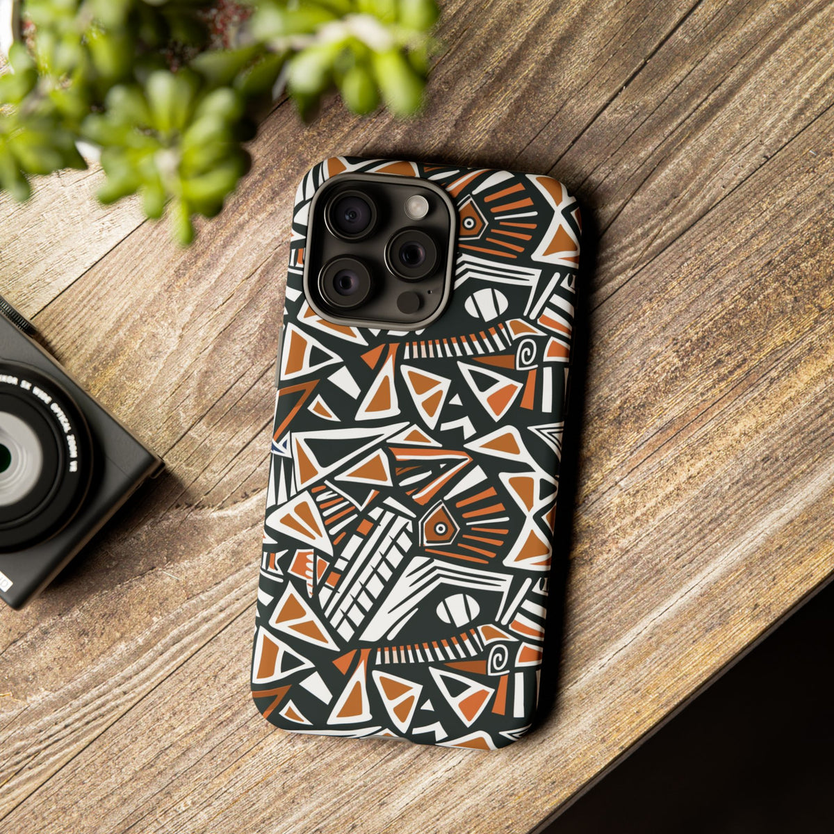 Stylish African Pattern Phone Case – Unique and Vibrant Protection 205