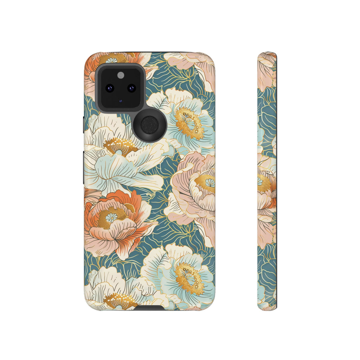 Japanese Blossom Asian Floral Design Phone Case – Elegant Floral Phone Cover 3