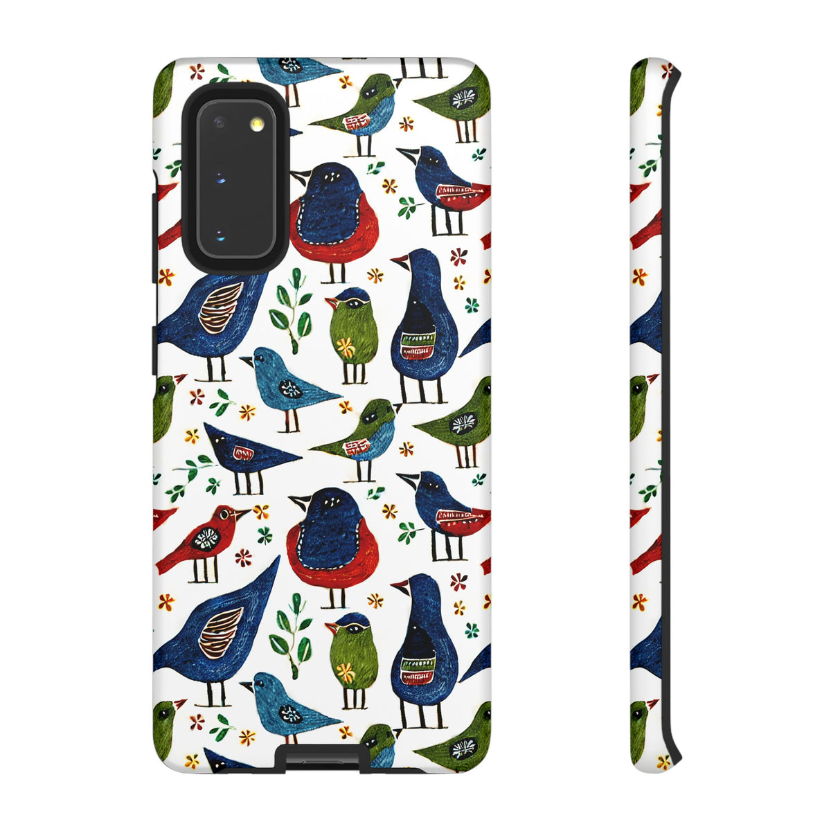 Birds Seamless Pattern Phone Case – Elegant and Timeless Avian Design 12