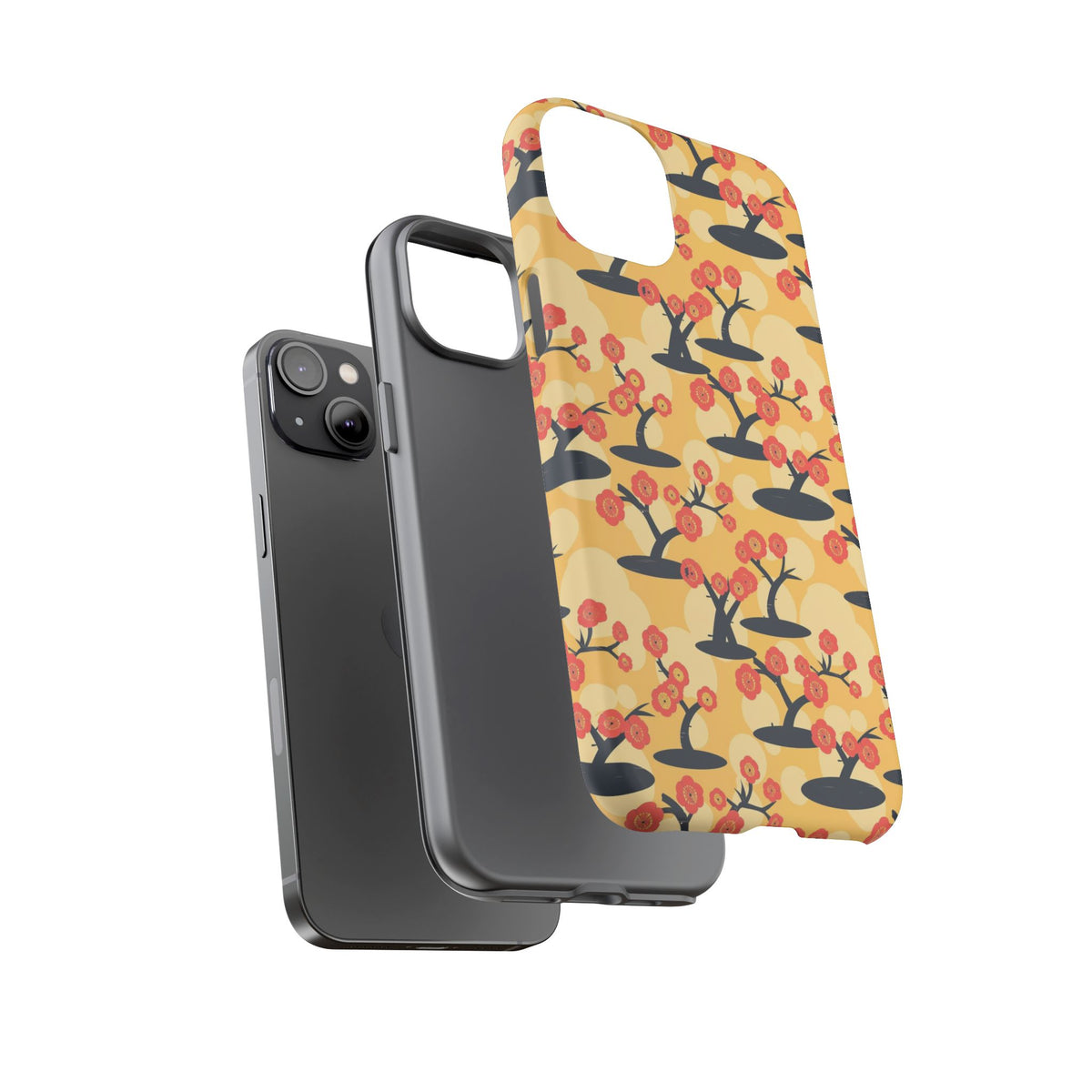 Japanese Pattern Phone Case – Elegant & Timeless Design for Your Phone 044