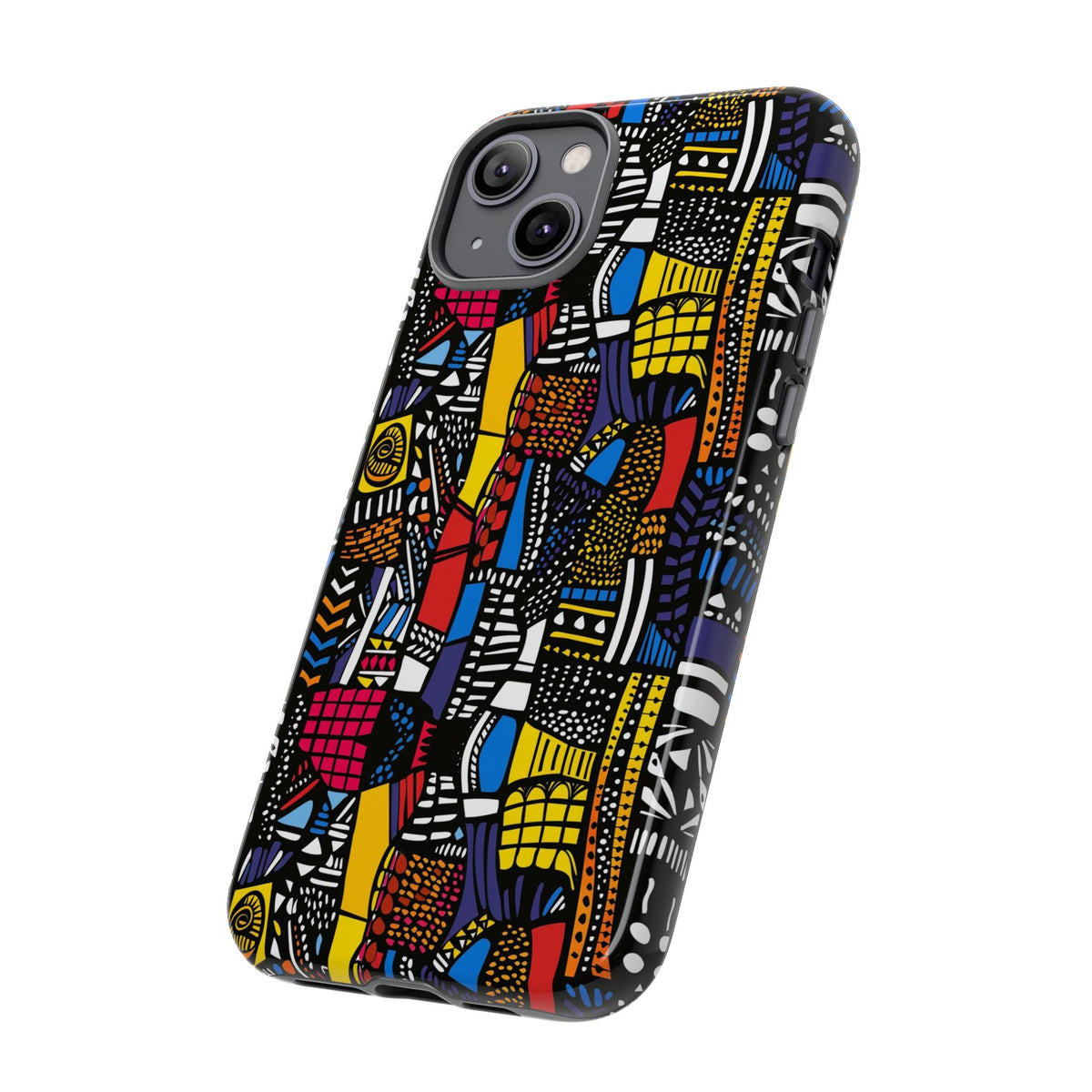 Stylish African Pattern Phone Case – Unique and Vibrant Protection 201