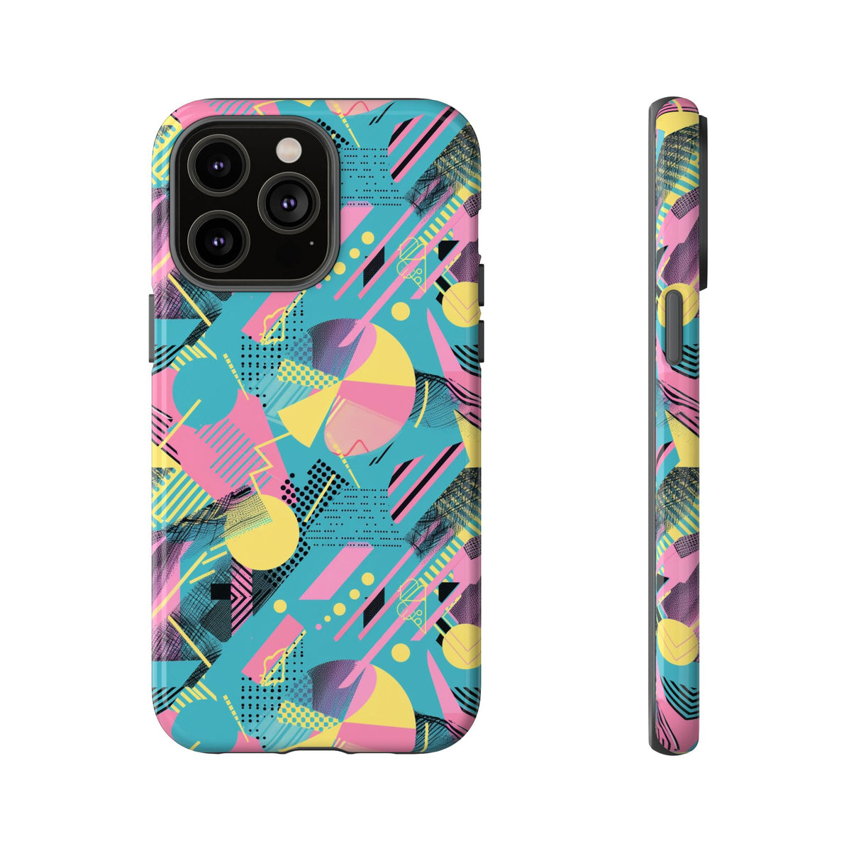 Retro 80s Seamless Phone Case – Vintage Style Meets Modern Protection 083