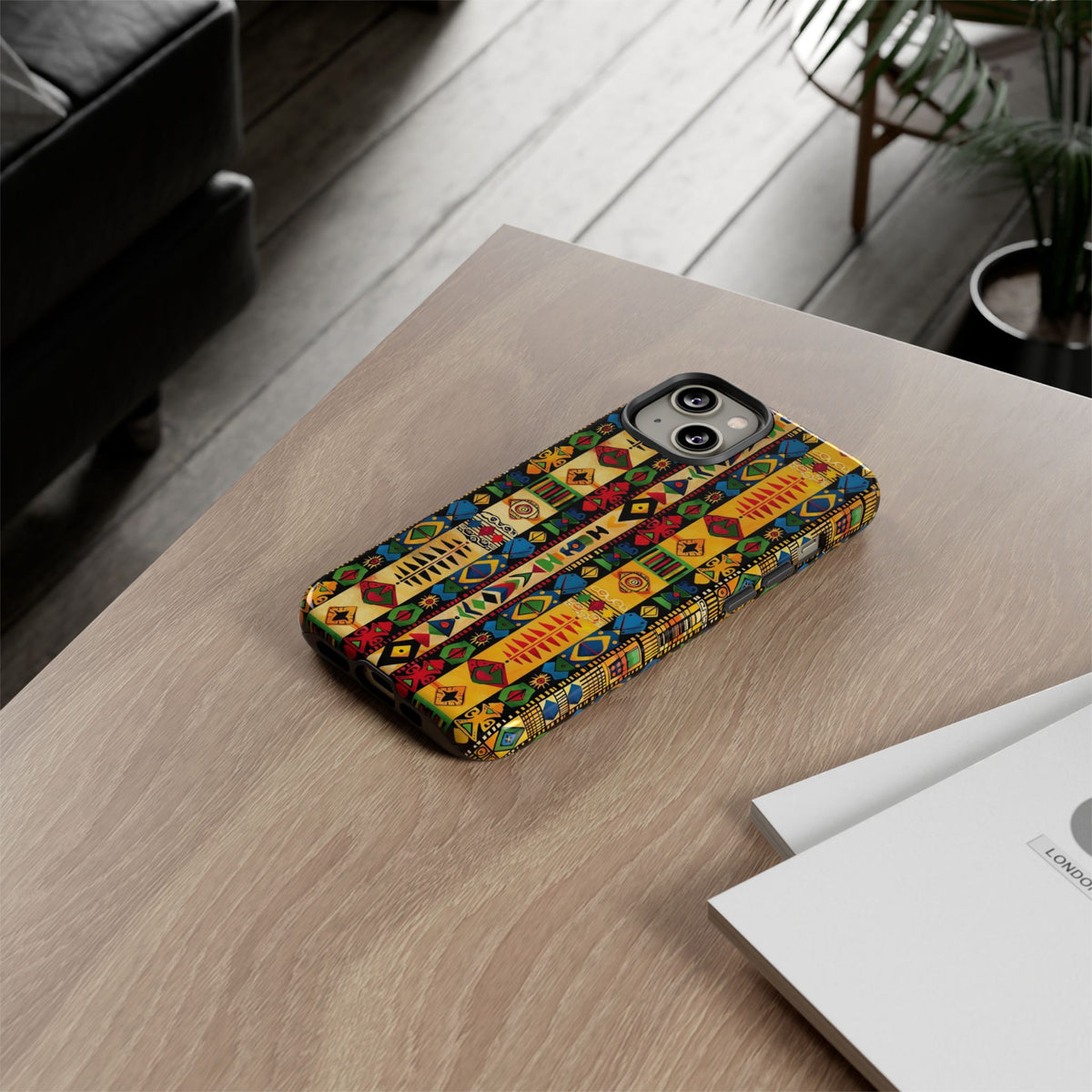 Stylish African Pattern Phone Case – Unique and Vibrant Protection 163