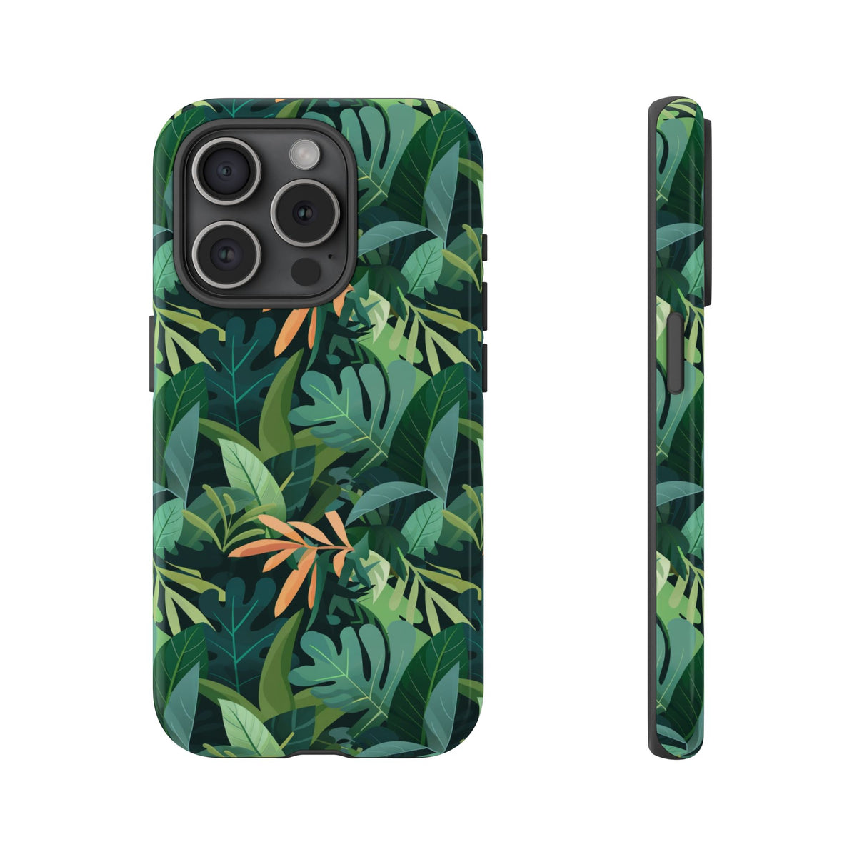 Jungle Pattern Phone Case – Exotic & Lush Design for Your Phone 341