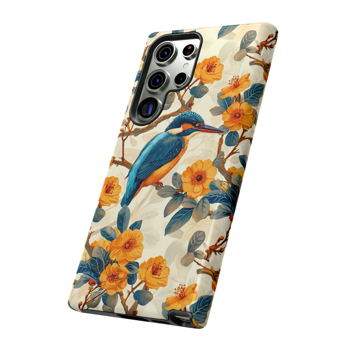 Birds Seamless Pattern Phone Case – Elegant and Timeless Avian Design