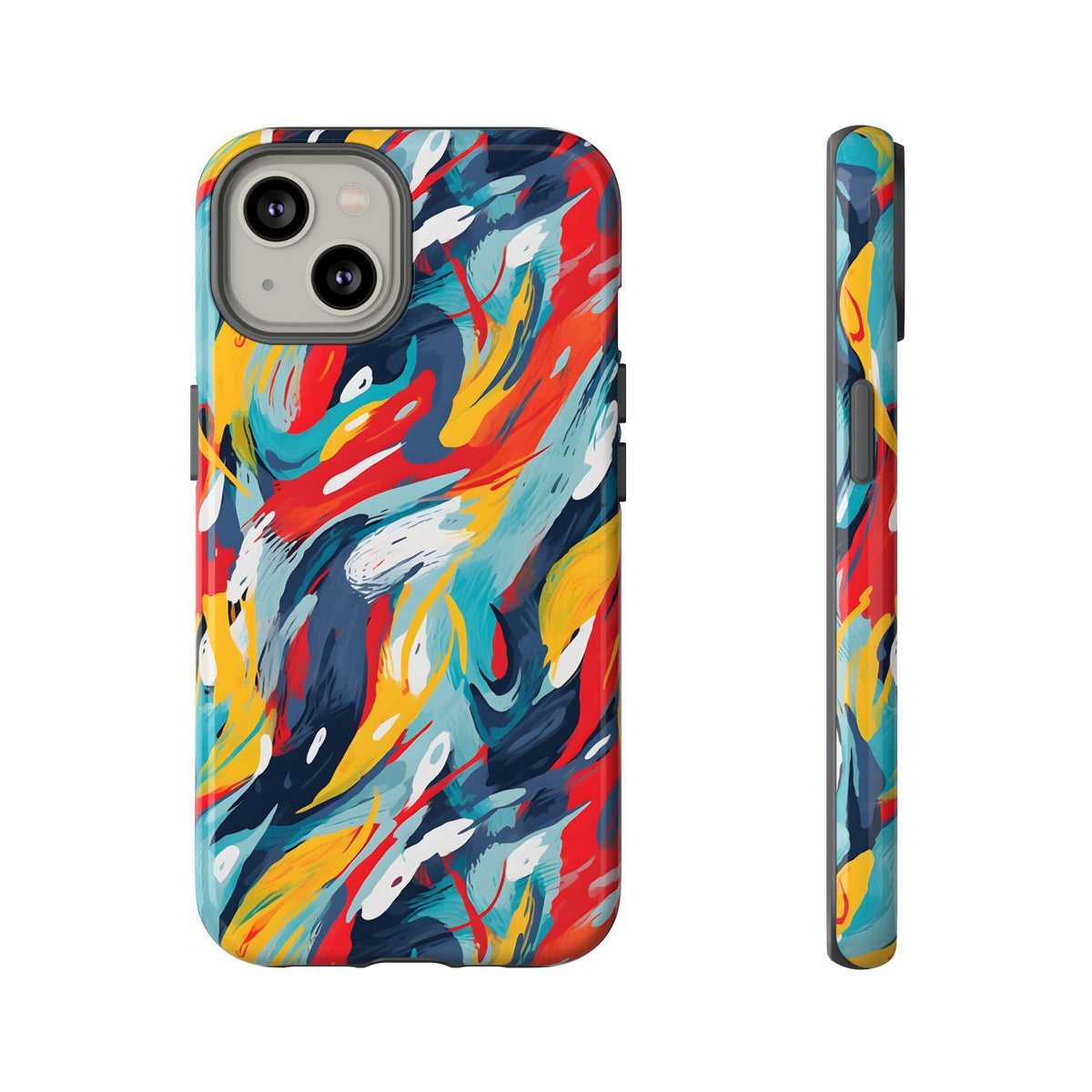 Tough CasesAbstract Painting Design Phone Case – Modern Art-Inspired Phone Cover 8