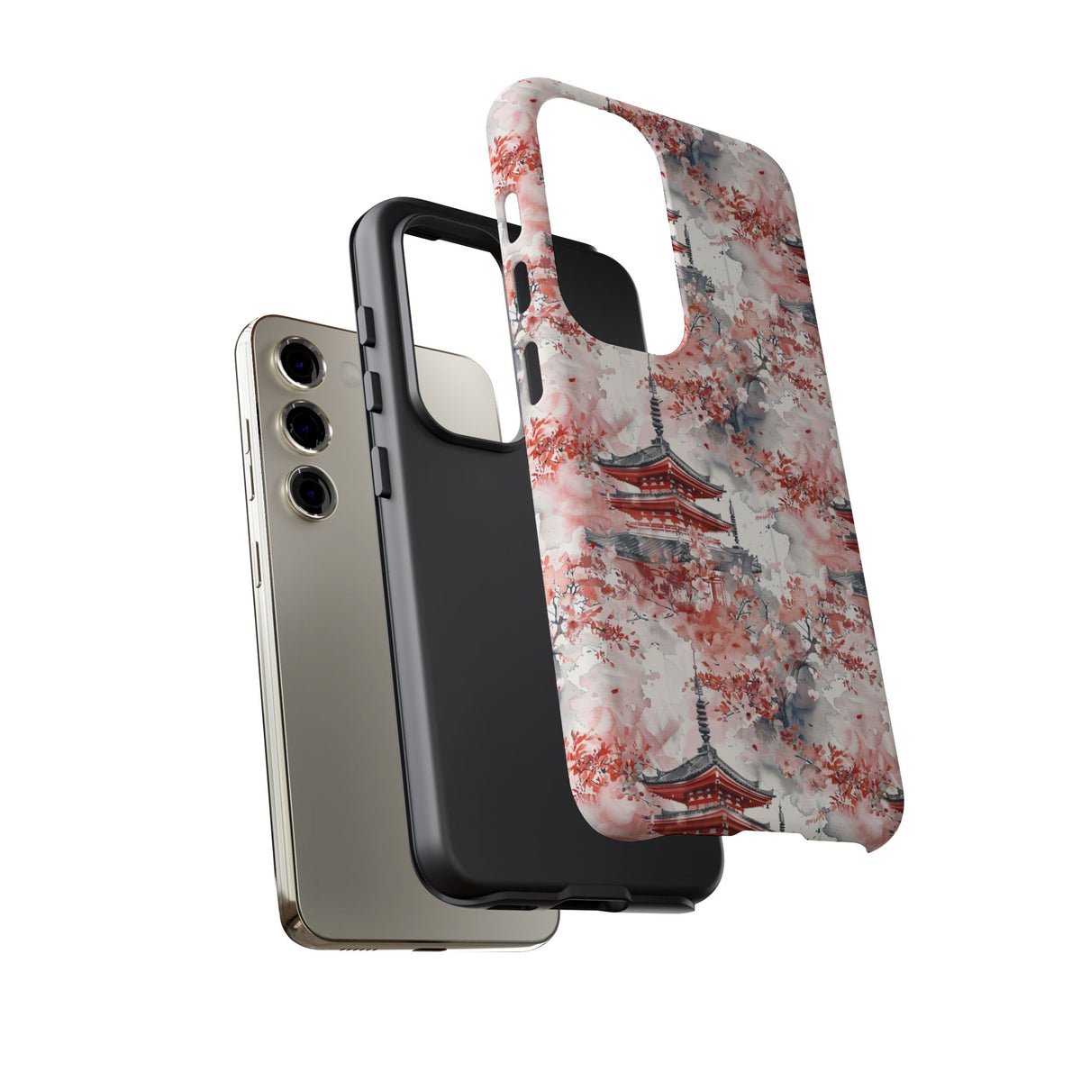 Japanese Pattern Phone Case – Elegant & Timeless Design for Your Phone 117