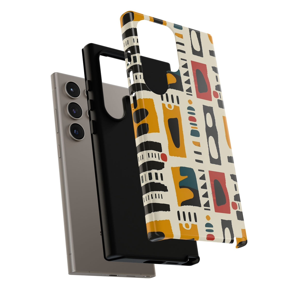 Stylish African Pattern Phone Case – Unique and Vibrant Protection 260