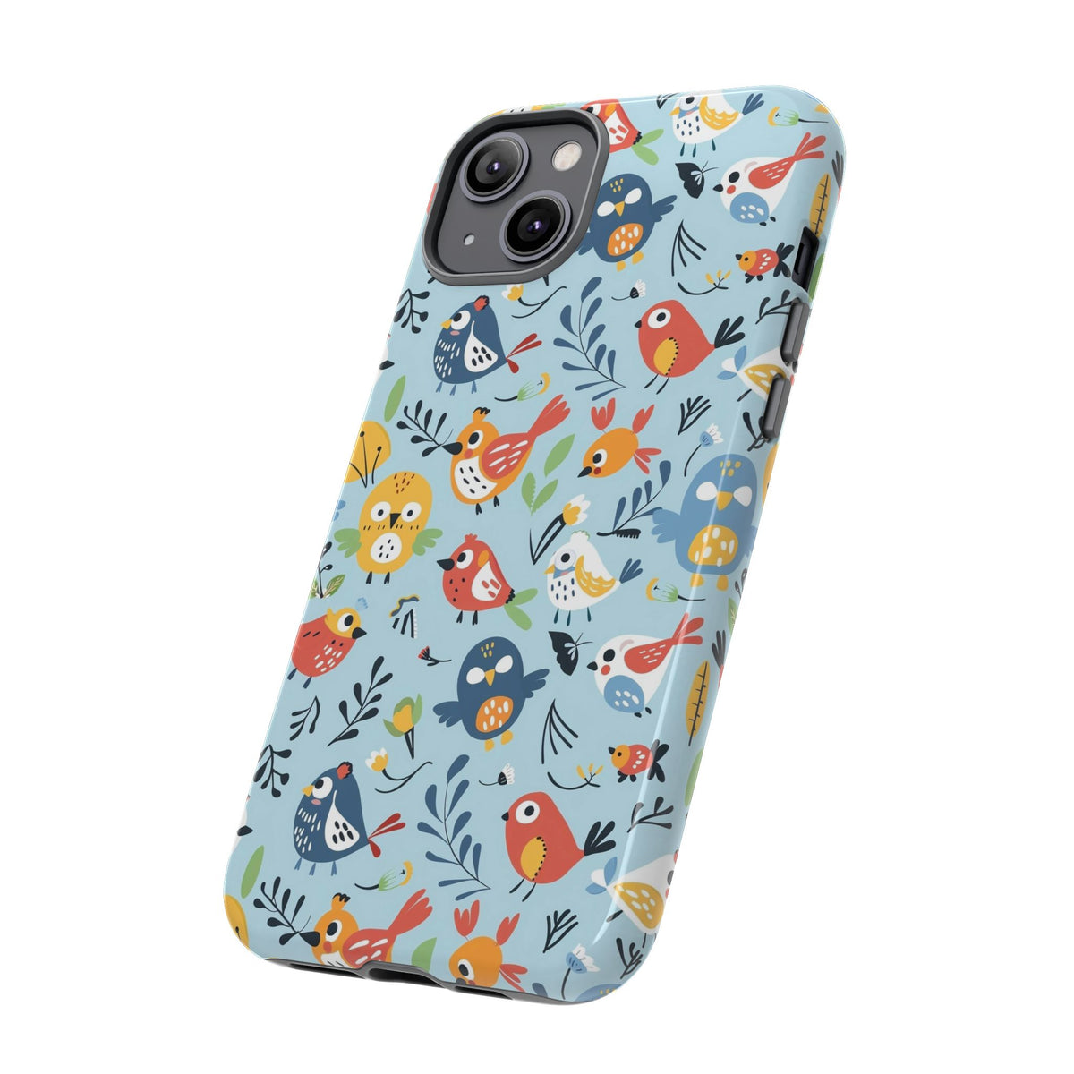 Birds Seamless Pattern Phone Case – Elegant and Timeless Avian Design 7