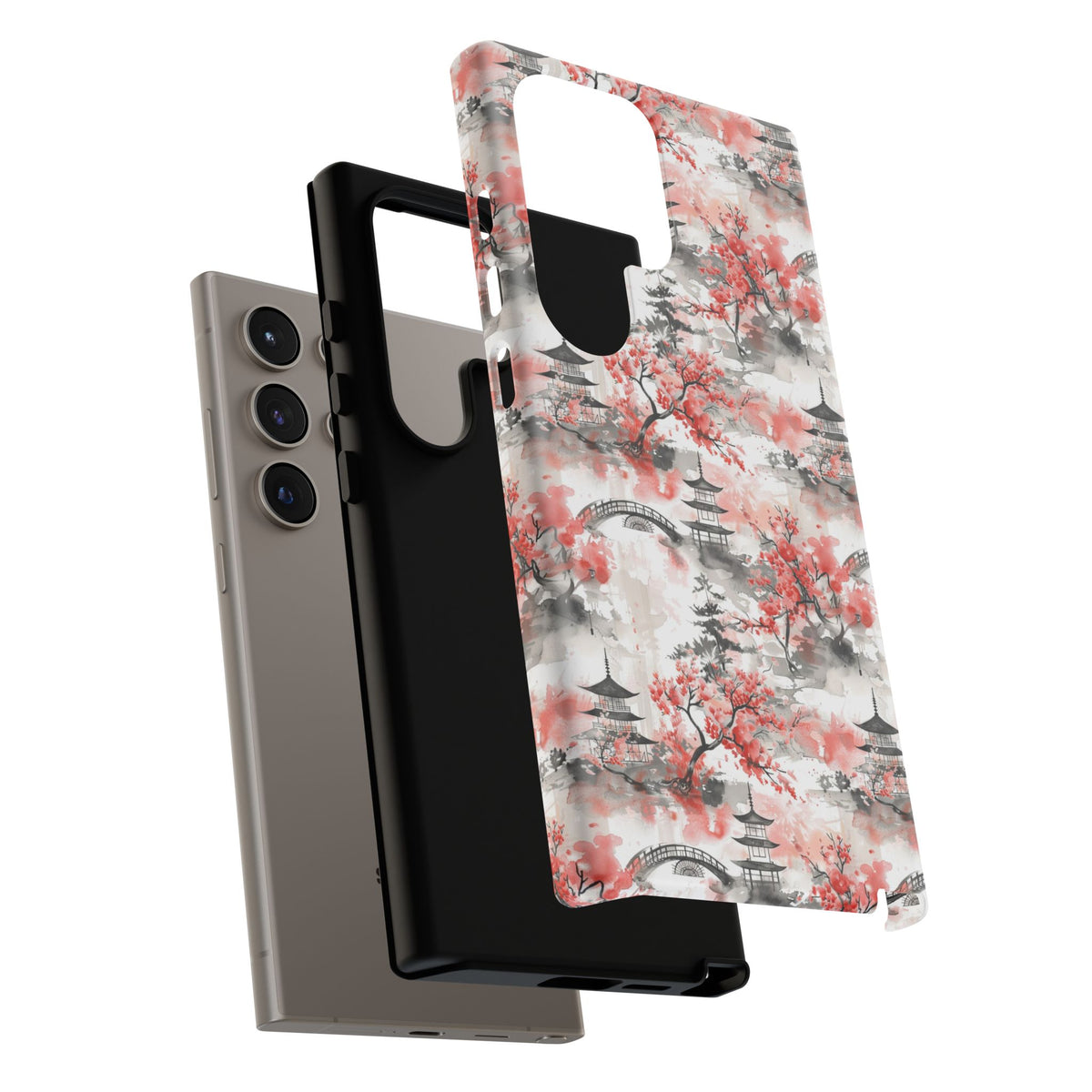 Japanese Pattern Phone Case – Elegant & Timeless Design for Your Phone 122