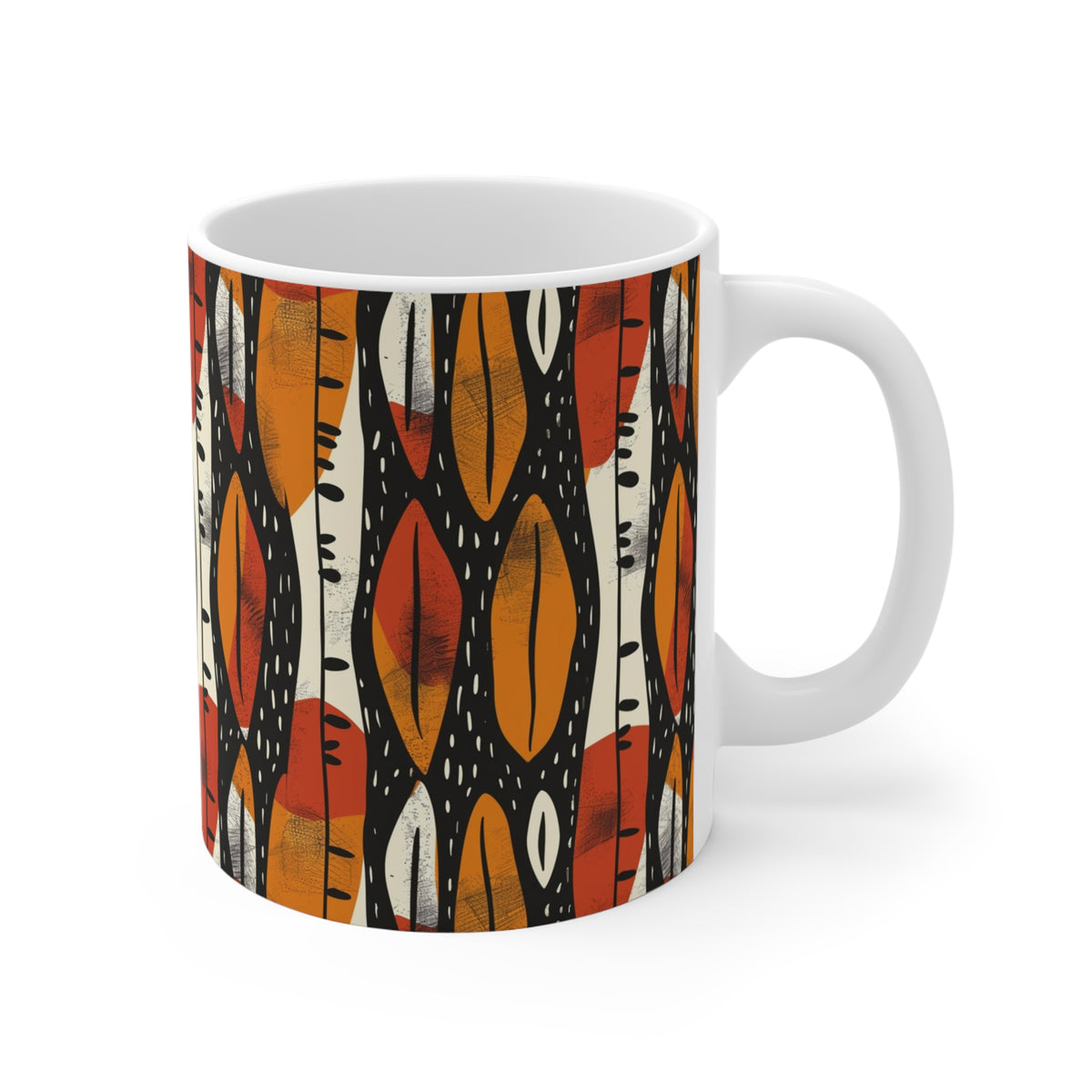 All-Over African Pattern Coffee Mug 602