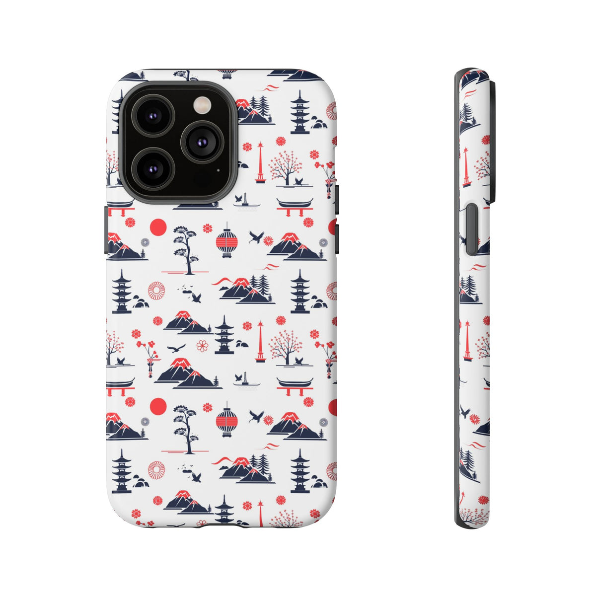 Japanese Pattern Phone Case – Elegant & Timeless Design for Your Phone 079