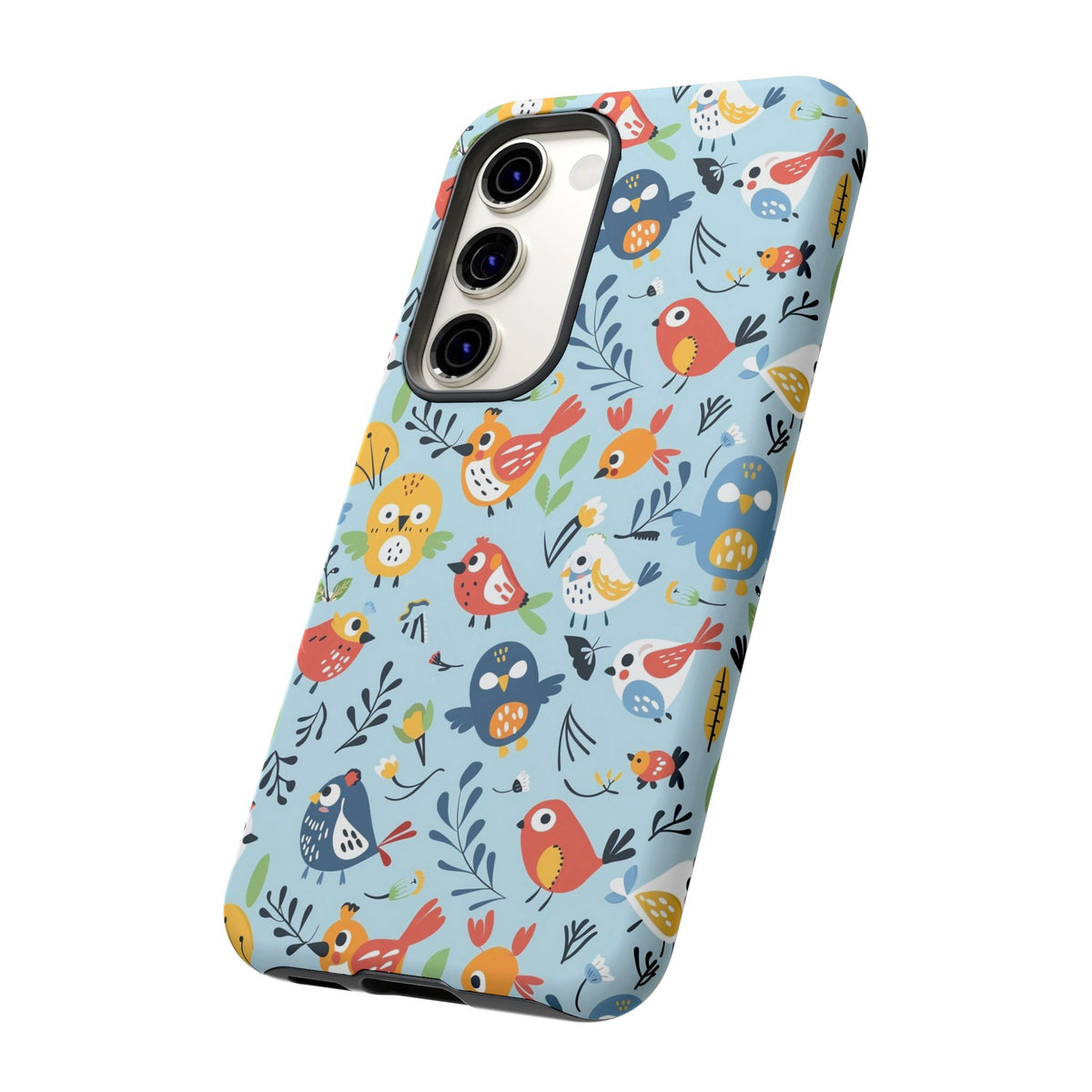 Birds Seamless Pattern Phone Case – Elegant and Timeless Avian Design 7