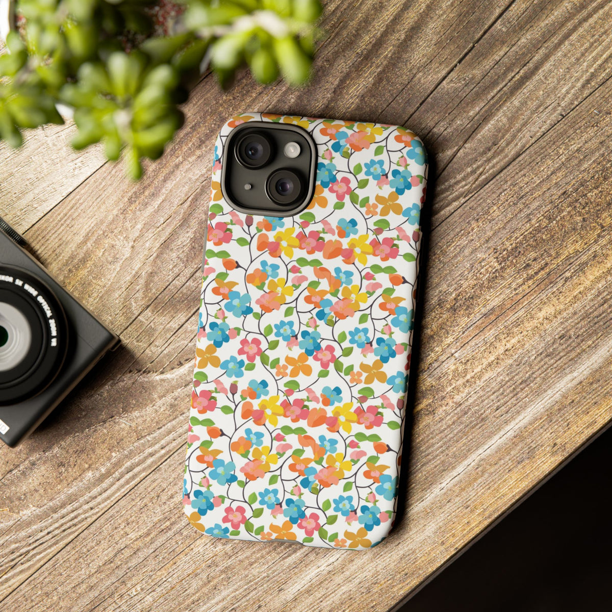 Spring Pattern Phone Case – Fresh & Vibrant Design for Your Phone 407