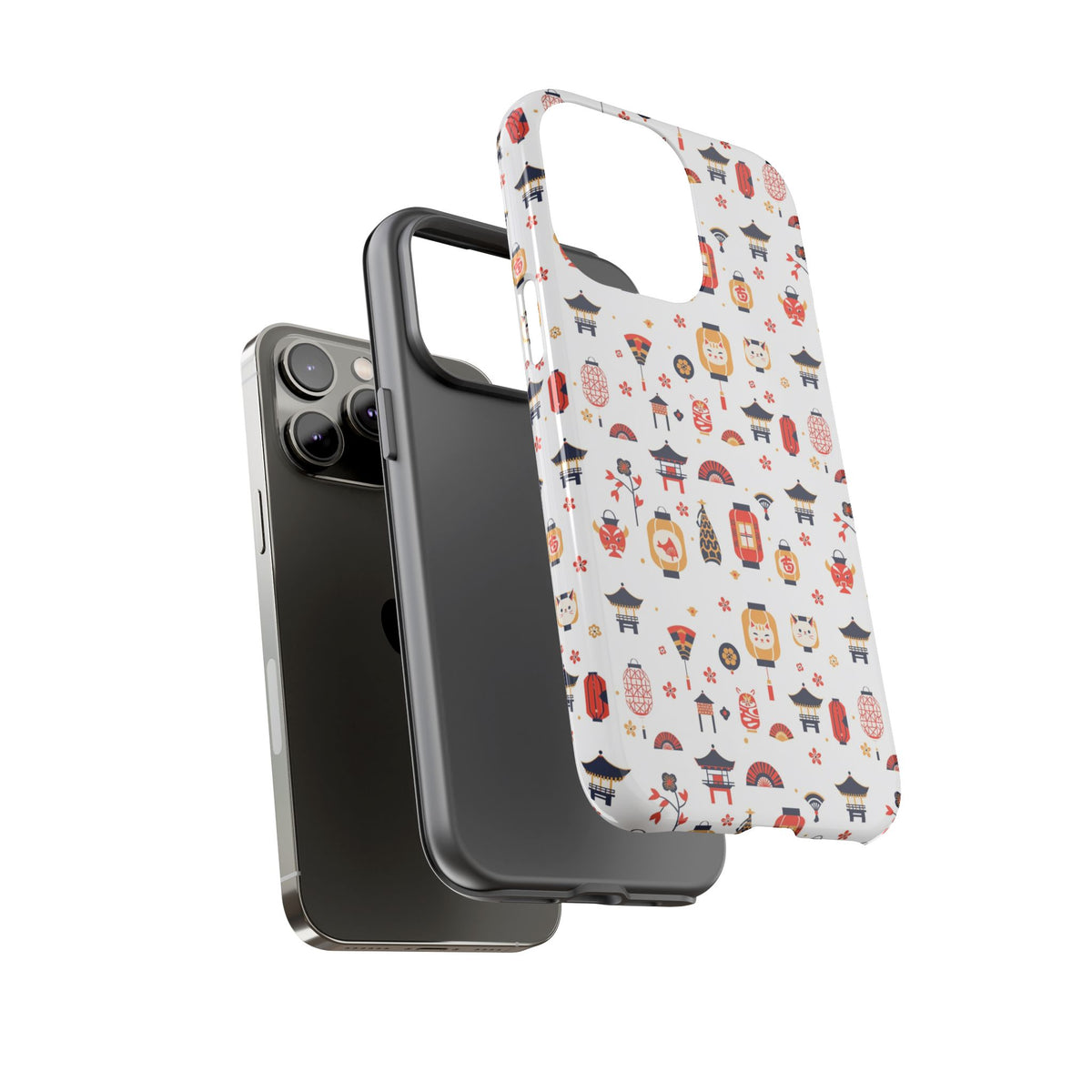 Japanese Pattern Phone Case – Elegant & Timeless Design for Your Phone 121