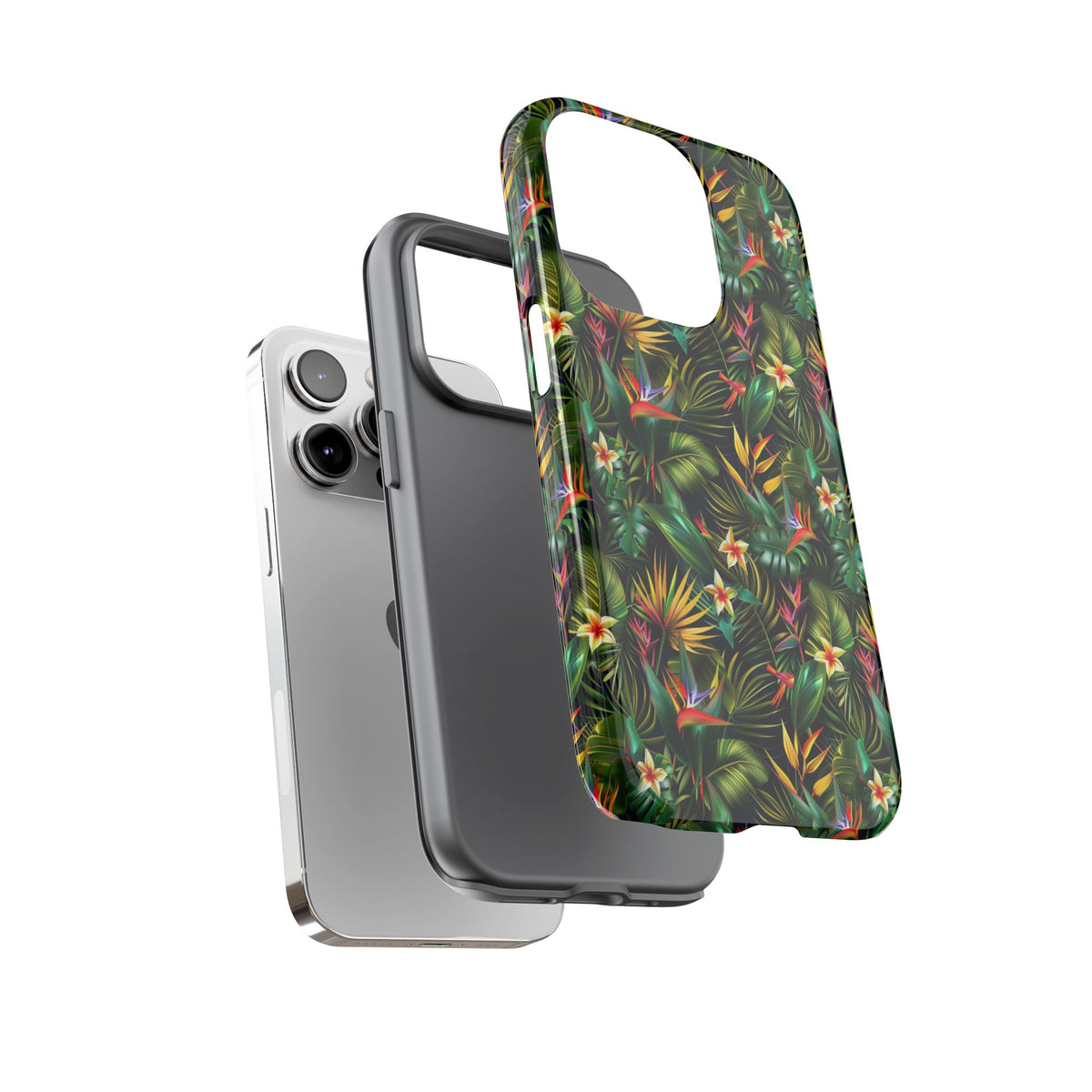 Jungle Pattern Phone Case – Exotic & Lush Design for Your Phone 348