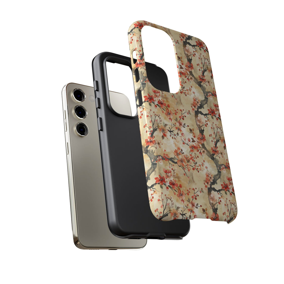 Japanese Pattern Phone Case – Elegant & Timeless Design for Your Phone 007