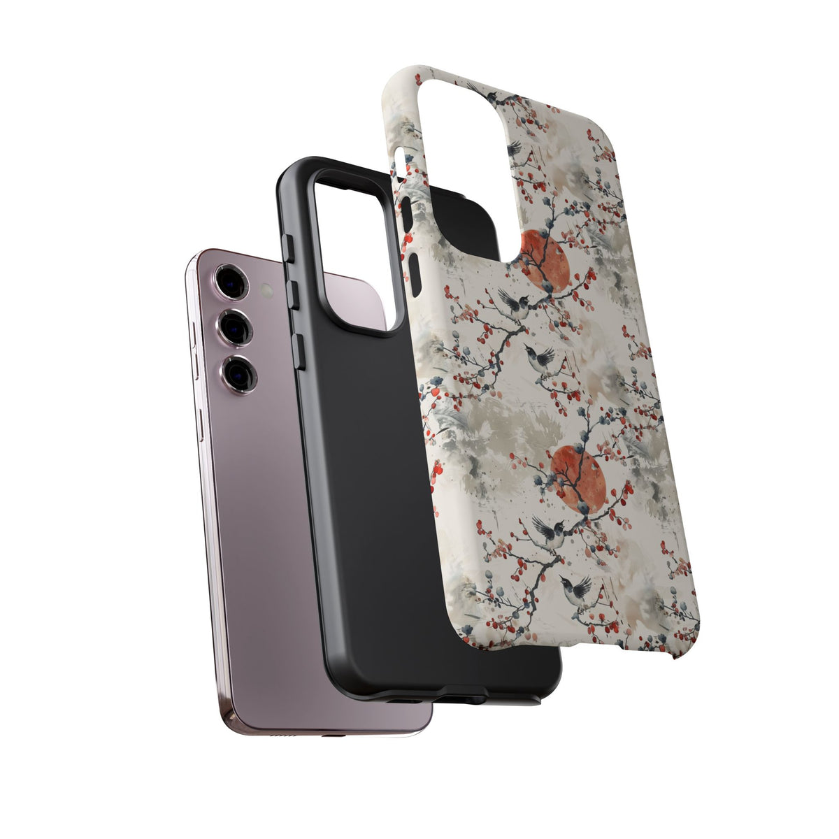 Japanese Pattern Phone Case – Elegant & Timeless Design for Your Phone 136