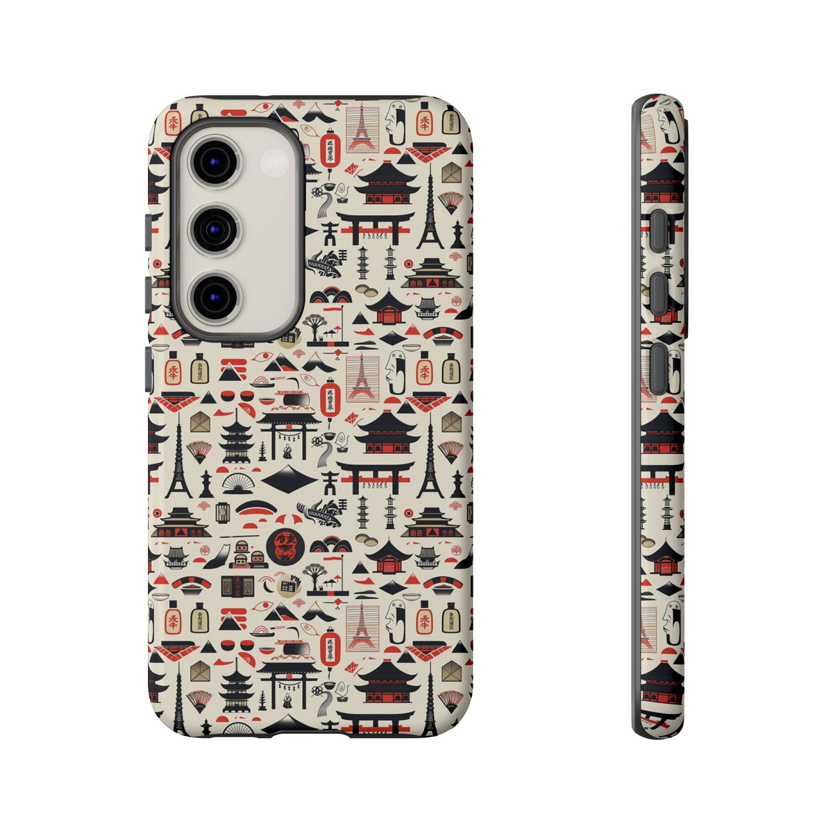 Japanese Pattern Phone Case – Elegant & Timeless Design for Your Phone 010