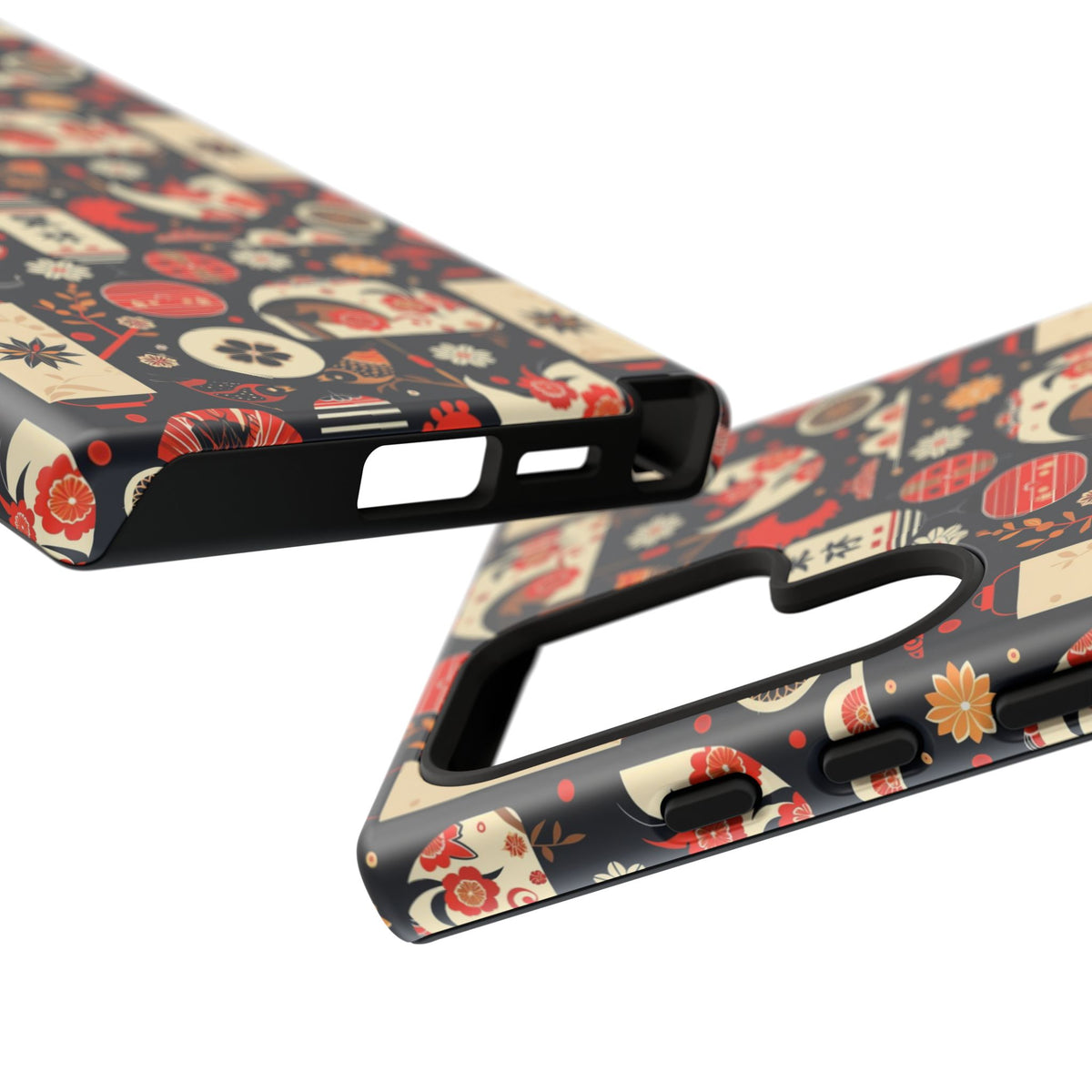 Japanese Pattern Phone Case – Elegant & Timeless Design for Your Phone 069