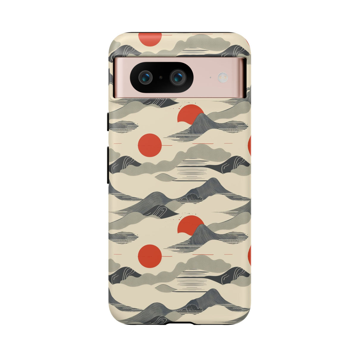 Japanese Pattern Phone Case – Elegant & Timeless Design for Your Phone 048