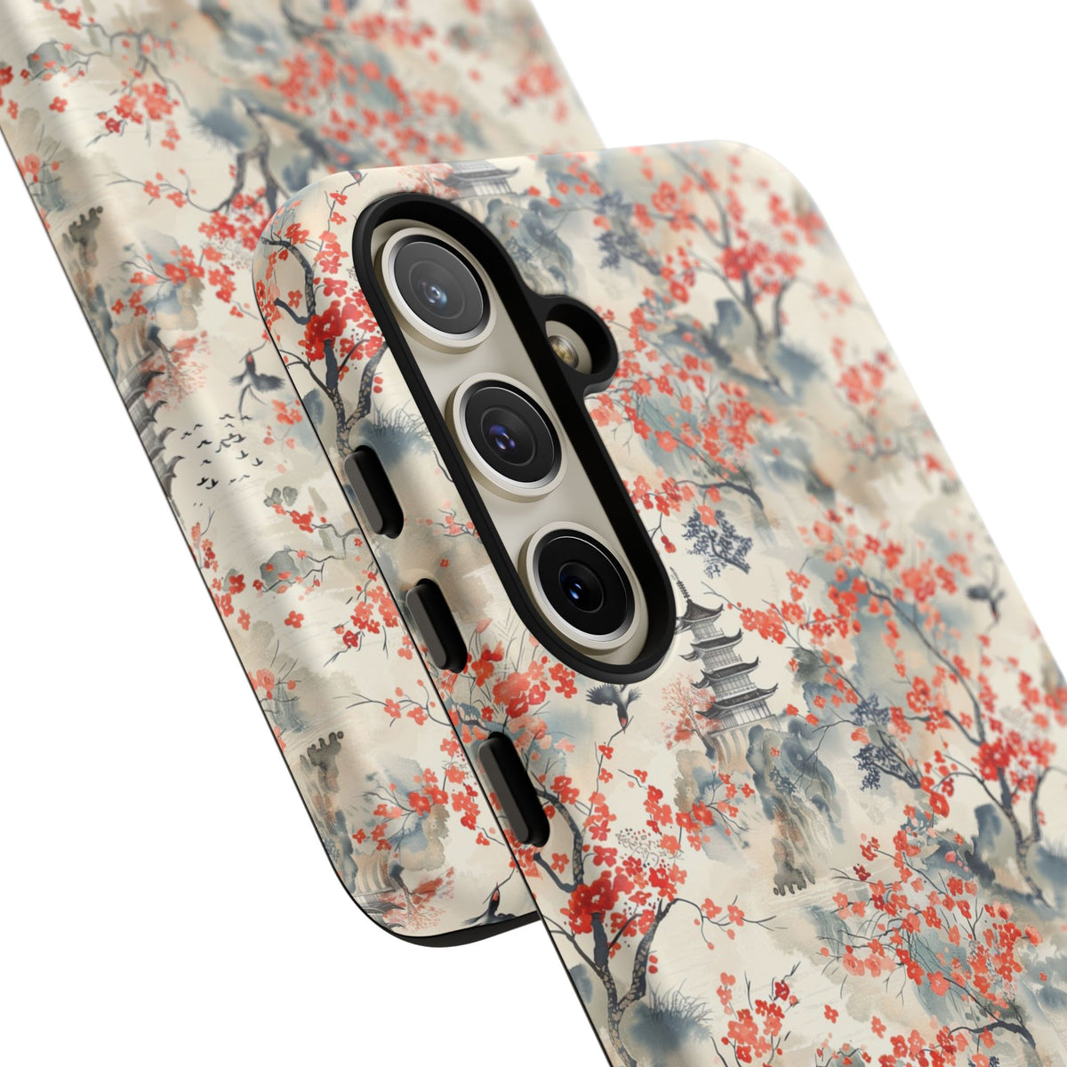 Japanese Style Pattern Phone Case - Elegant & Protective Cover