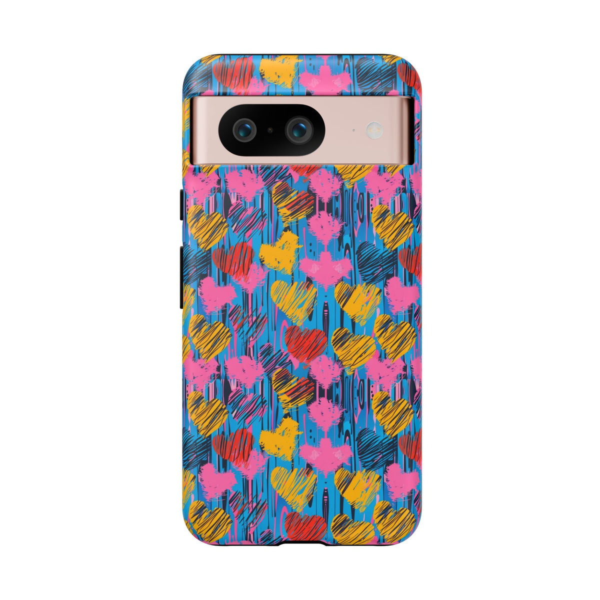 Heart Pattern Phone Case – Stylish & Loving Design for Your Device 262