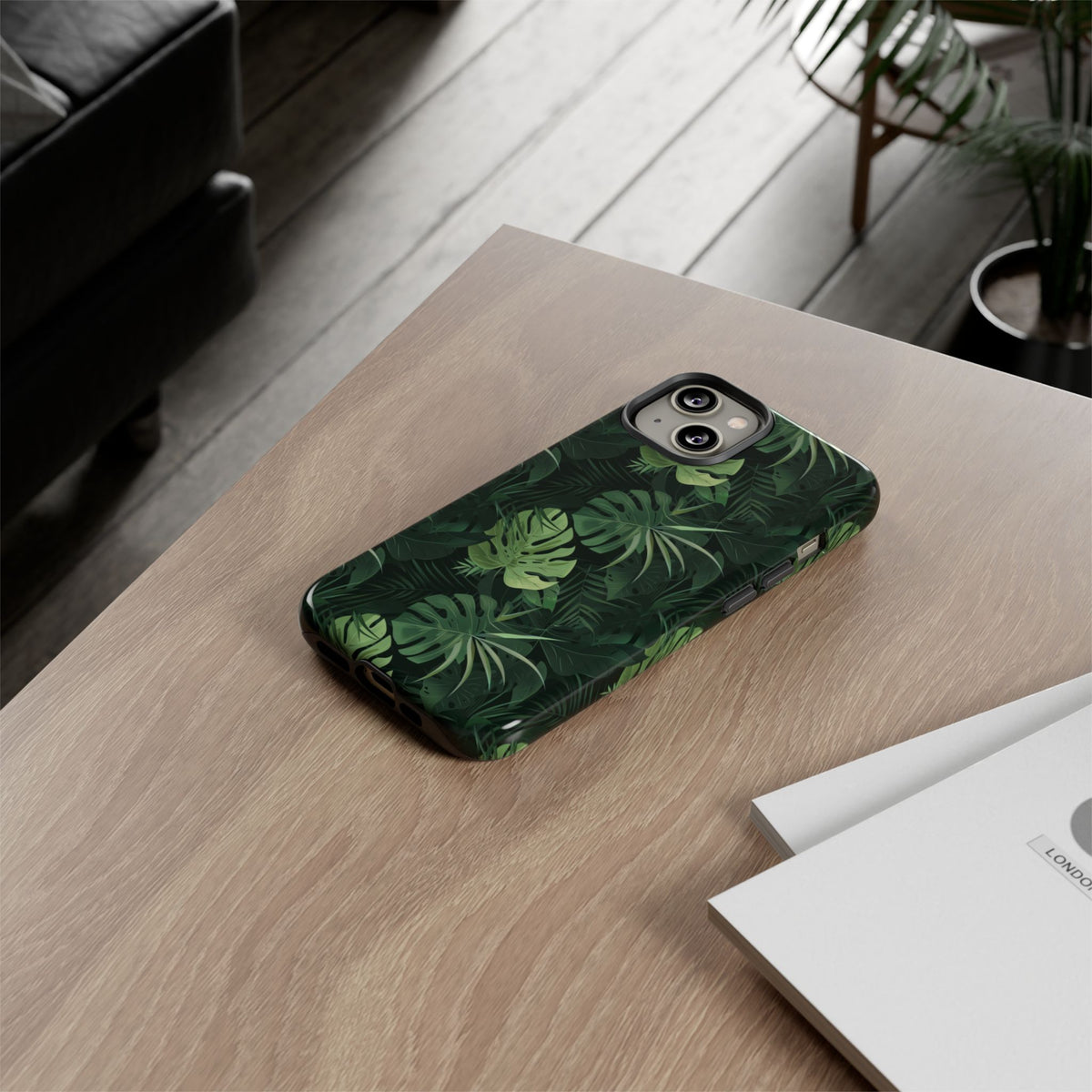 Jungle Pattern Phone Case – Exotic & Lush Design for Your Phone 335