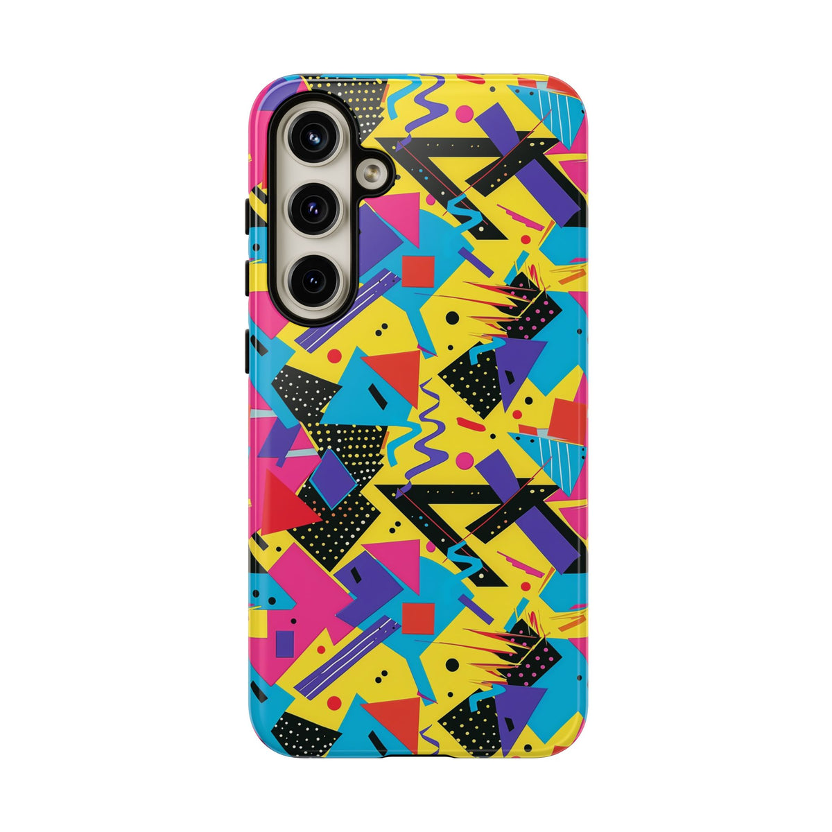 90s Themed Seamless Pattern Phone Case – Embrace Retro Style and Protection 223