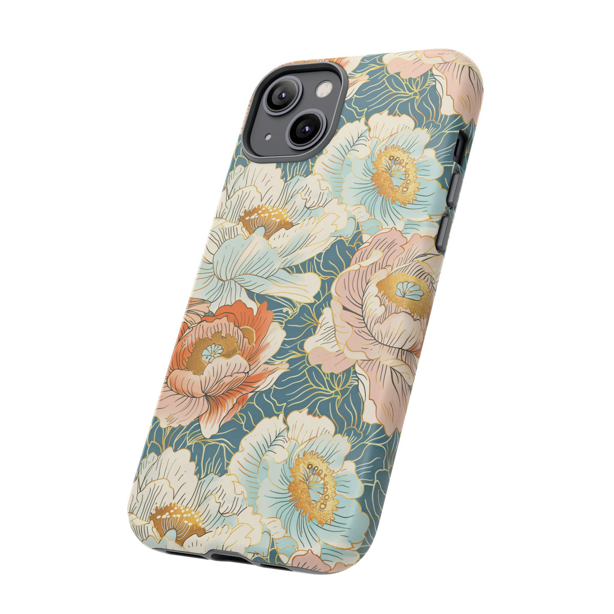 Japanese Blossom Asian Floral Design Phone Case – Elegant Floral Phone Cover 3