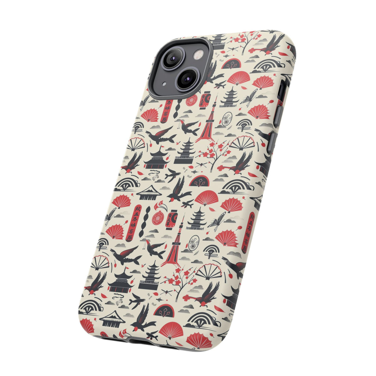 Japanese Pattern Phone Case – Elegant & Timeless Design for Your Phone 067