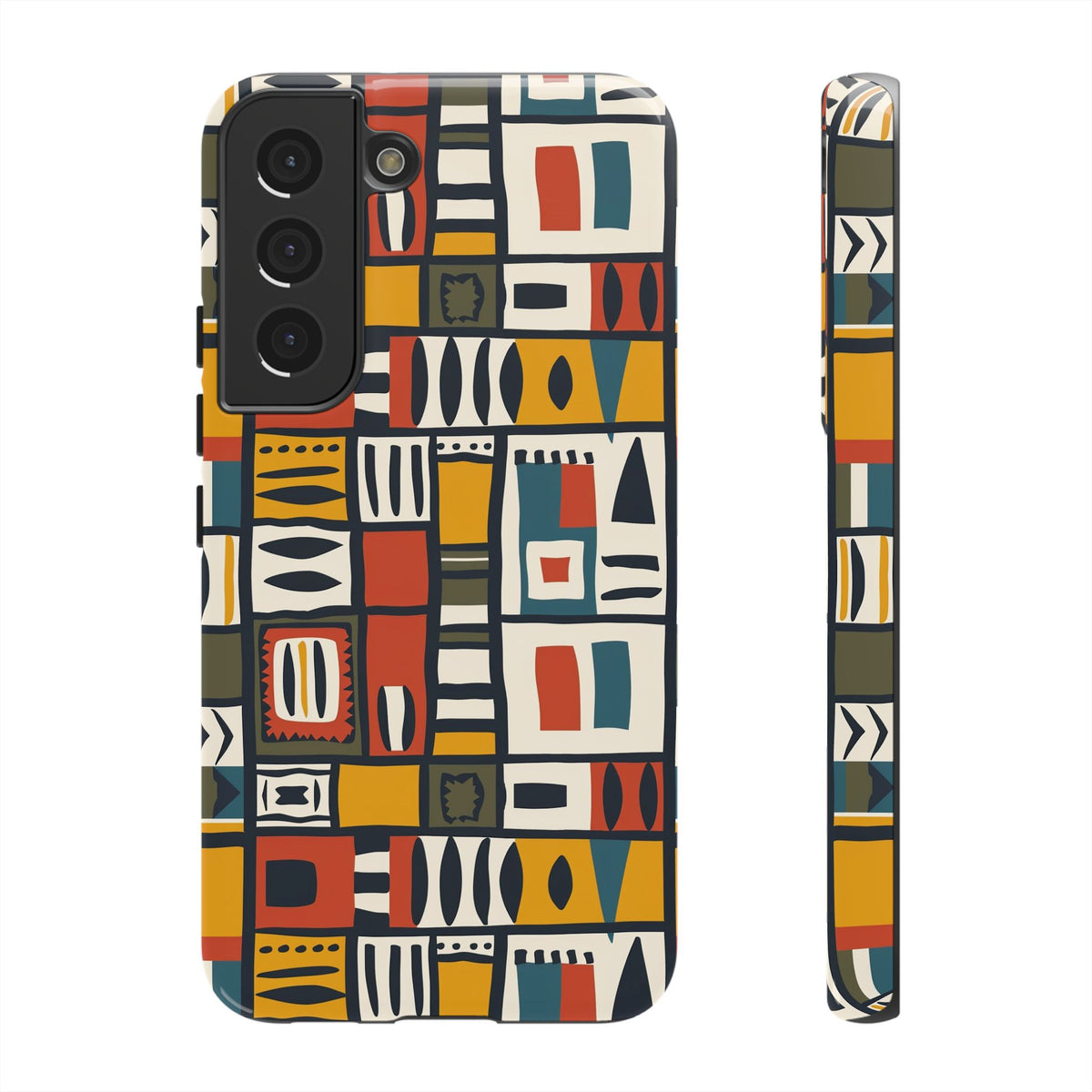 Stylish African Pattern Phone Case – Unique and Vibrant Protection 013