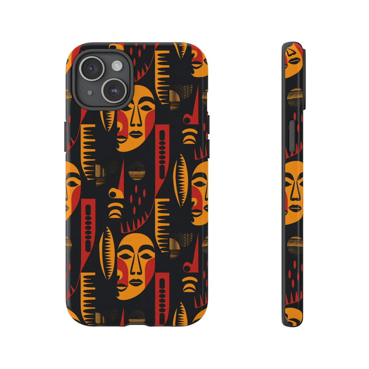 Stylish African Pattern Phone Case – Unique and Vibrant Protection 203