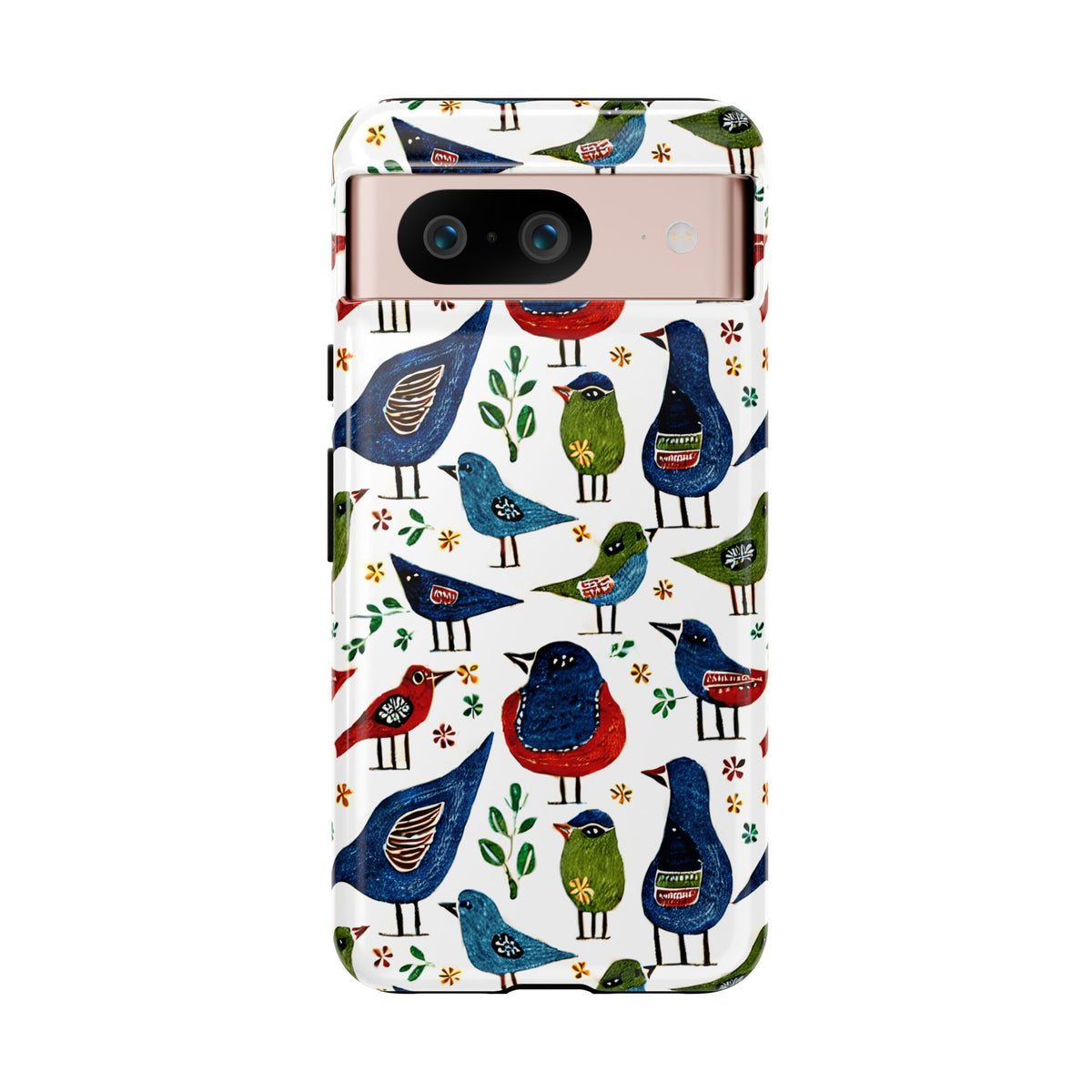 Birds Seamless Pattern Phone Case – Elegant and Timeless Avian Design 12