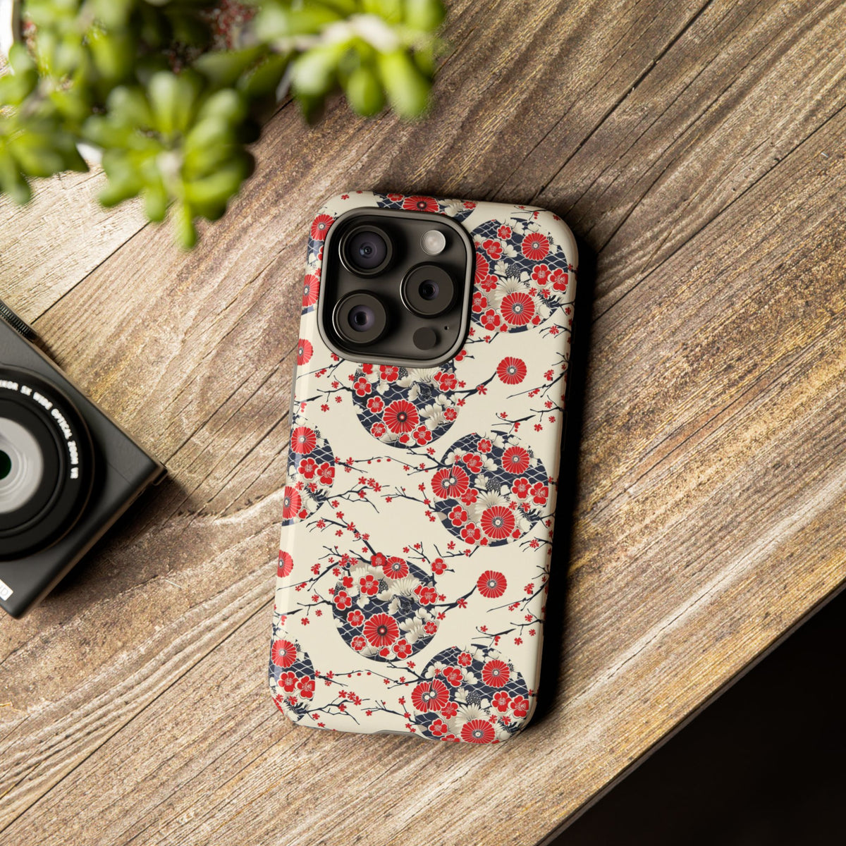 Japanese Pattern Phone Case – Elegant & Timeless Design for Your Phone 138