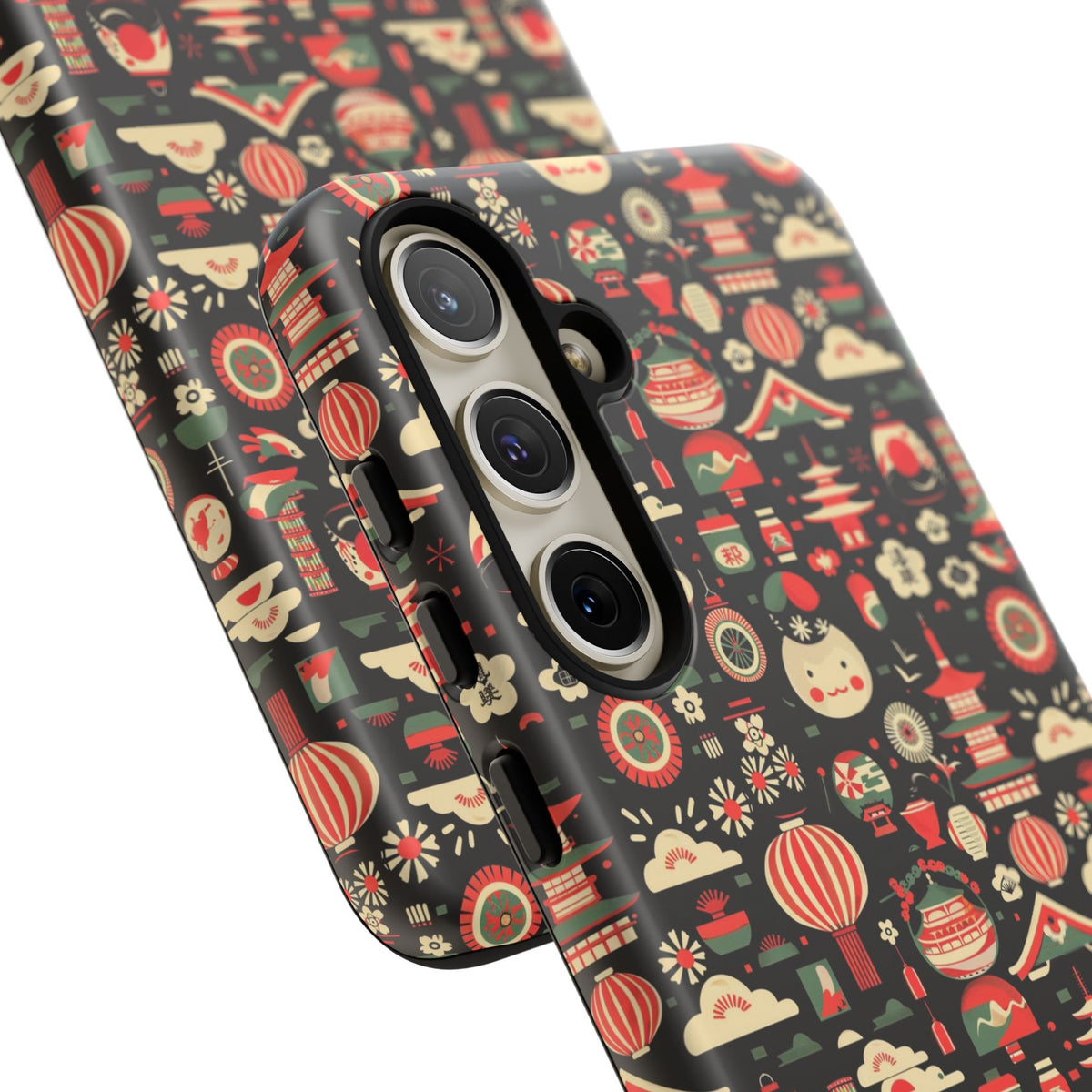 Japanese Pattern Phone Case – Elegant & Timeless Design for Your Phone 032