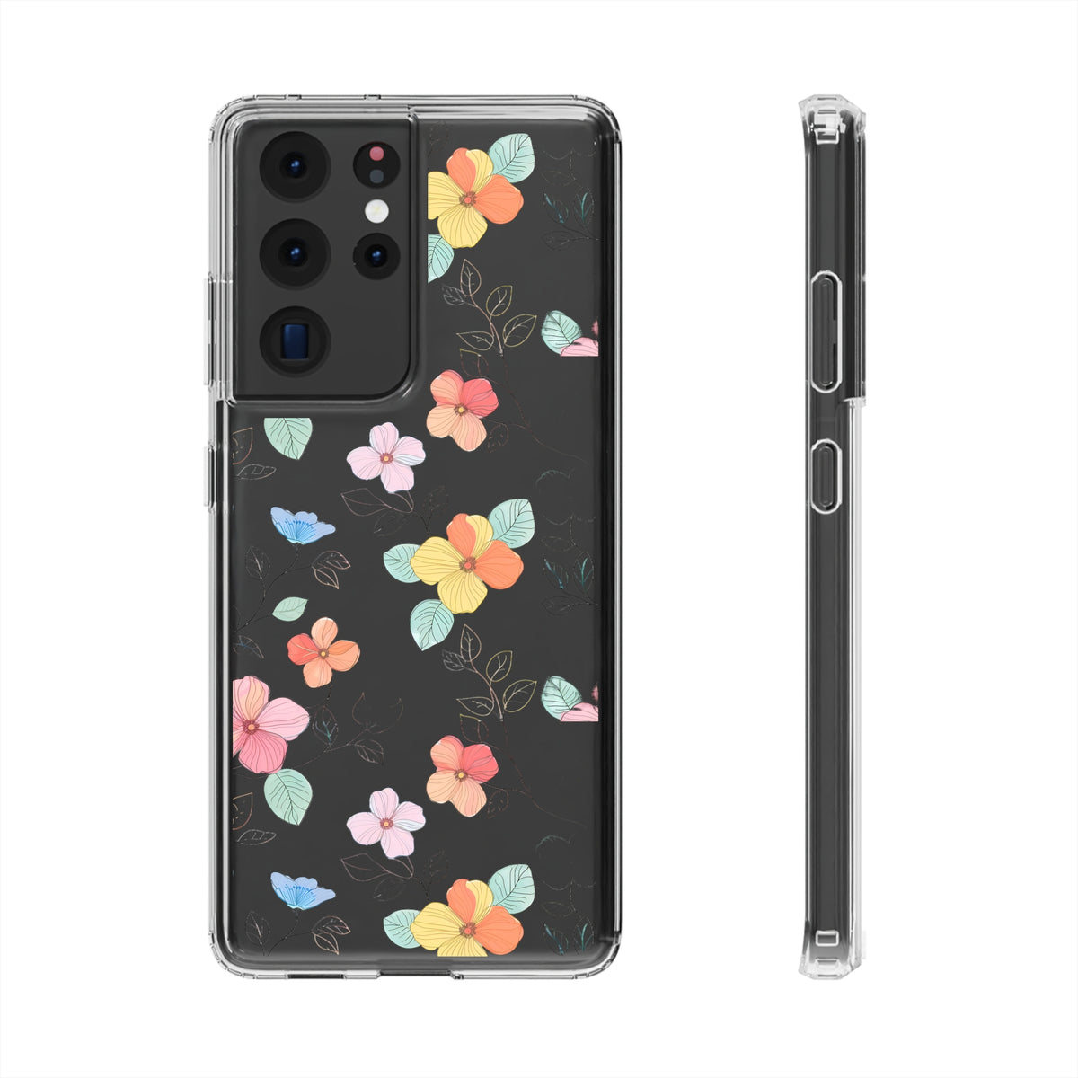 Wild Flowers Garden Stitch Phone Case – Nature-Inspired Floral Design 6