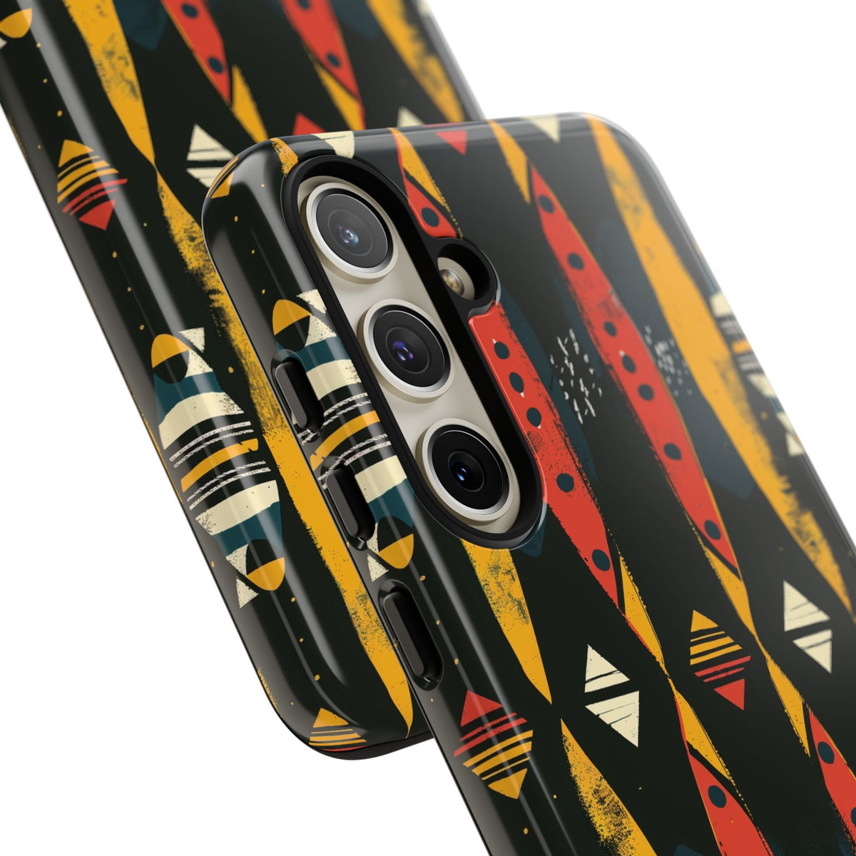 Stylish African Pattern Phone Case – Unique and Vibrant Protection 156