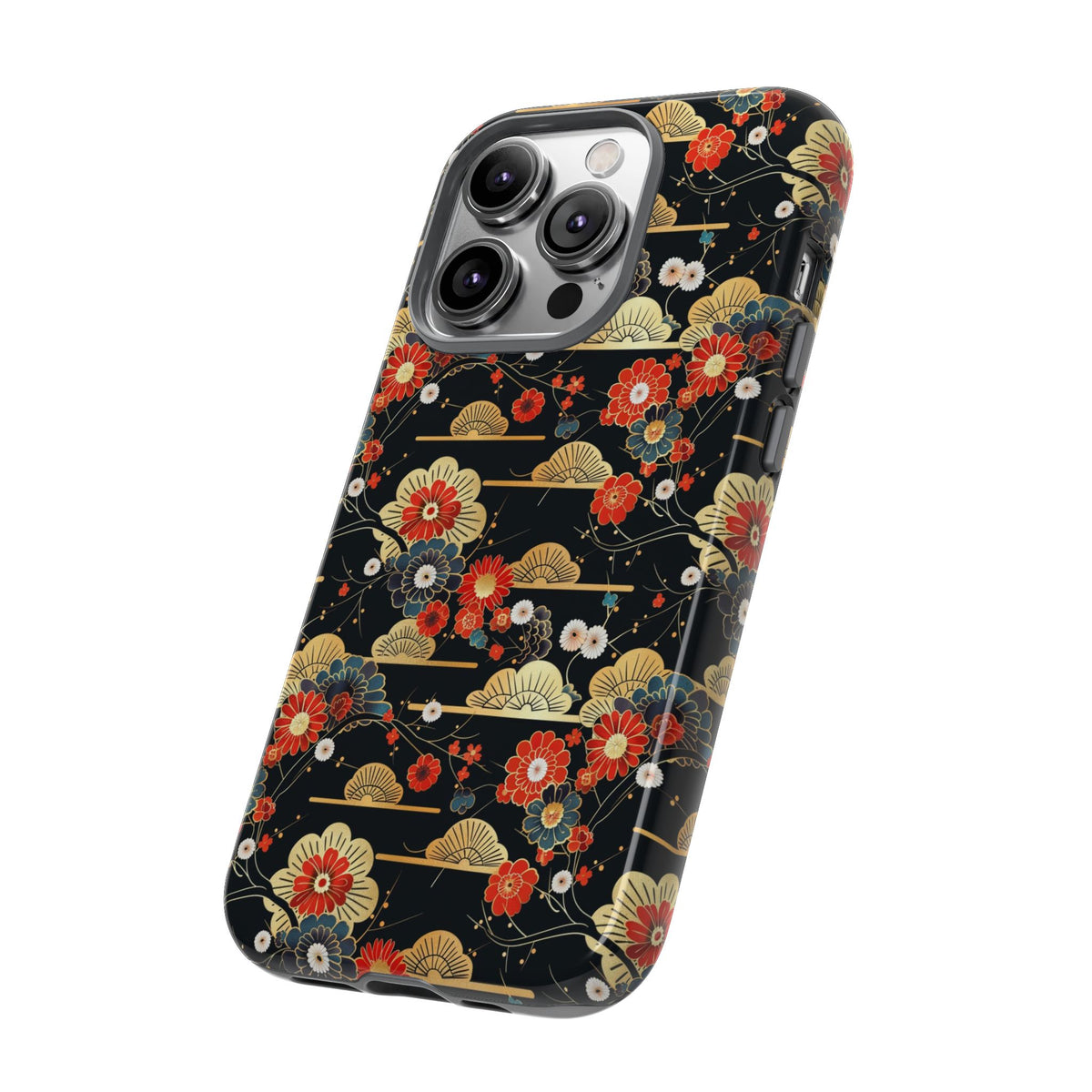 Japanese Pattern Phone Case – Elegant & Timeless Design for Your Phone 063