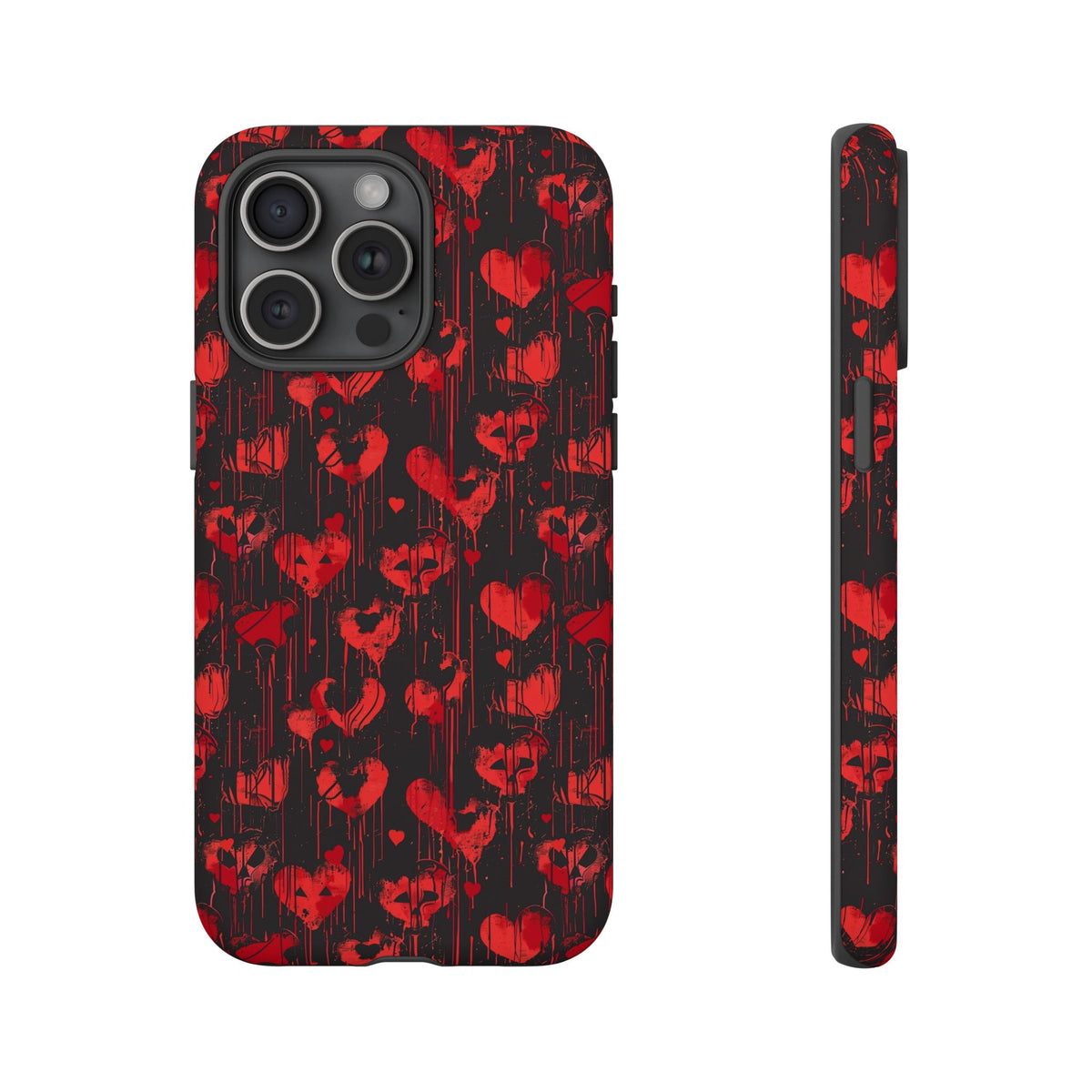 Heart Pattern Phone Case – Stylish & Loving Design for Your Device 825