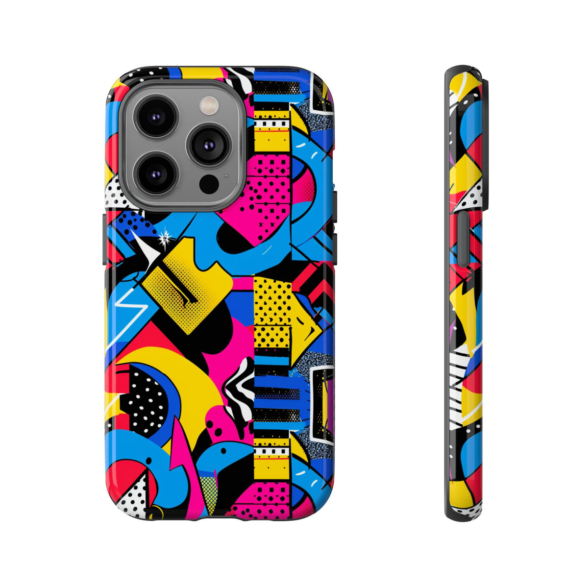 Retro 80s Seamless Phone Case – Vintage Style Meets Modern Protection