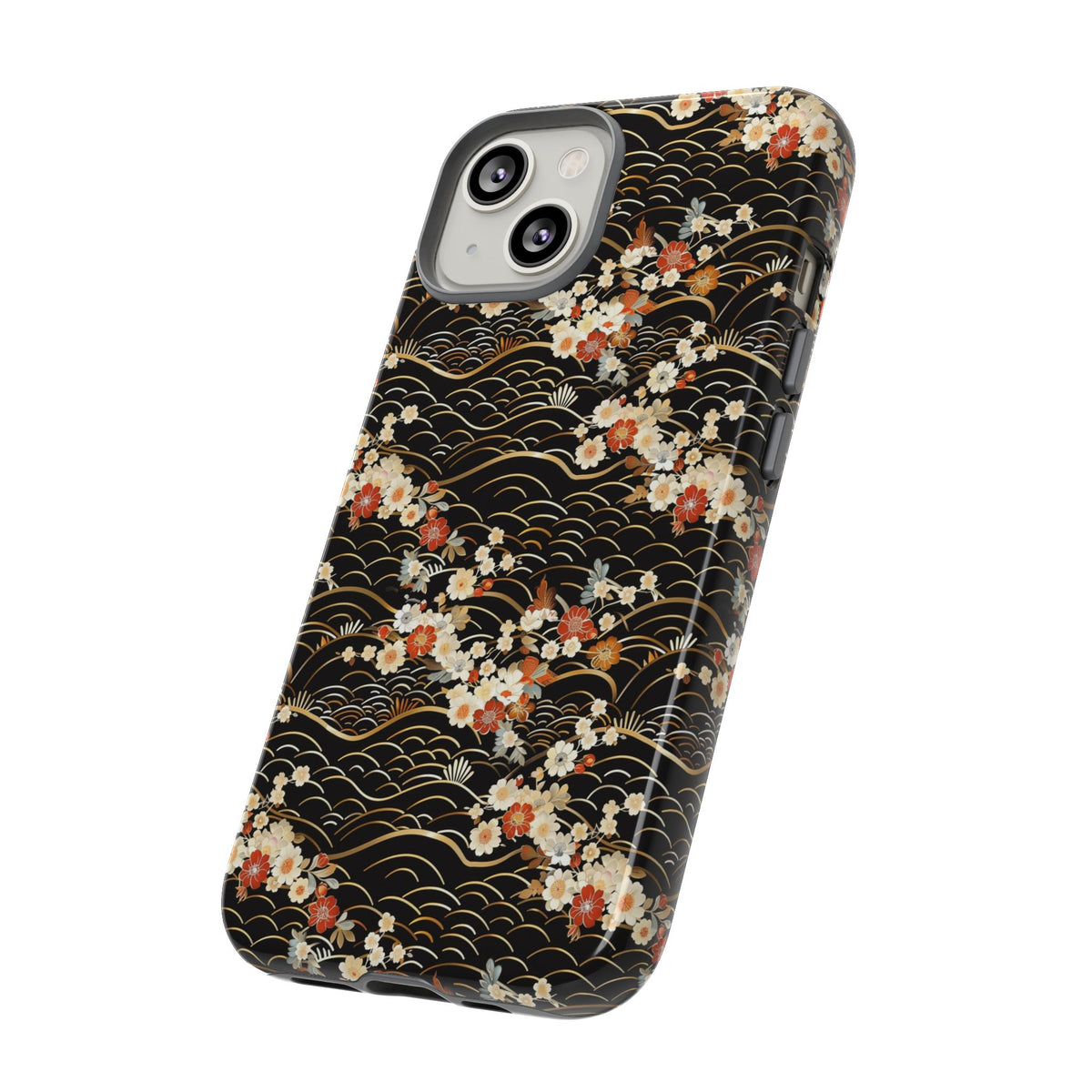 Japanese Pattern Phone Case – Elegant & Timeless Design for Your Phone 097