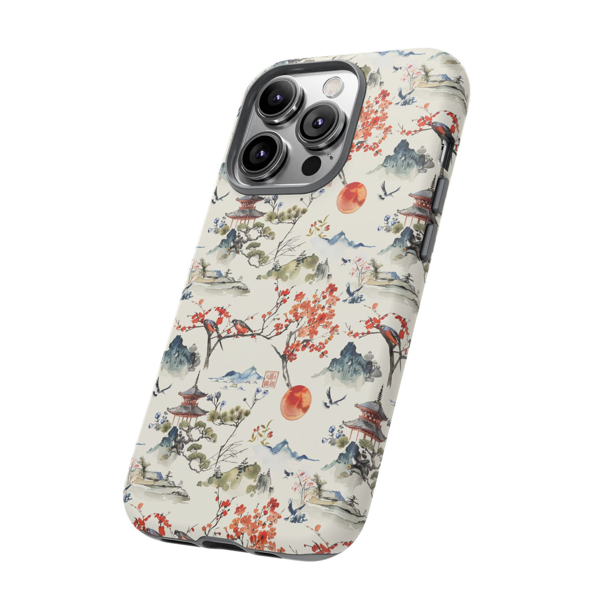 Japanese Pattern Phone Case – Elegant & Timeless Design for Your Phone 120