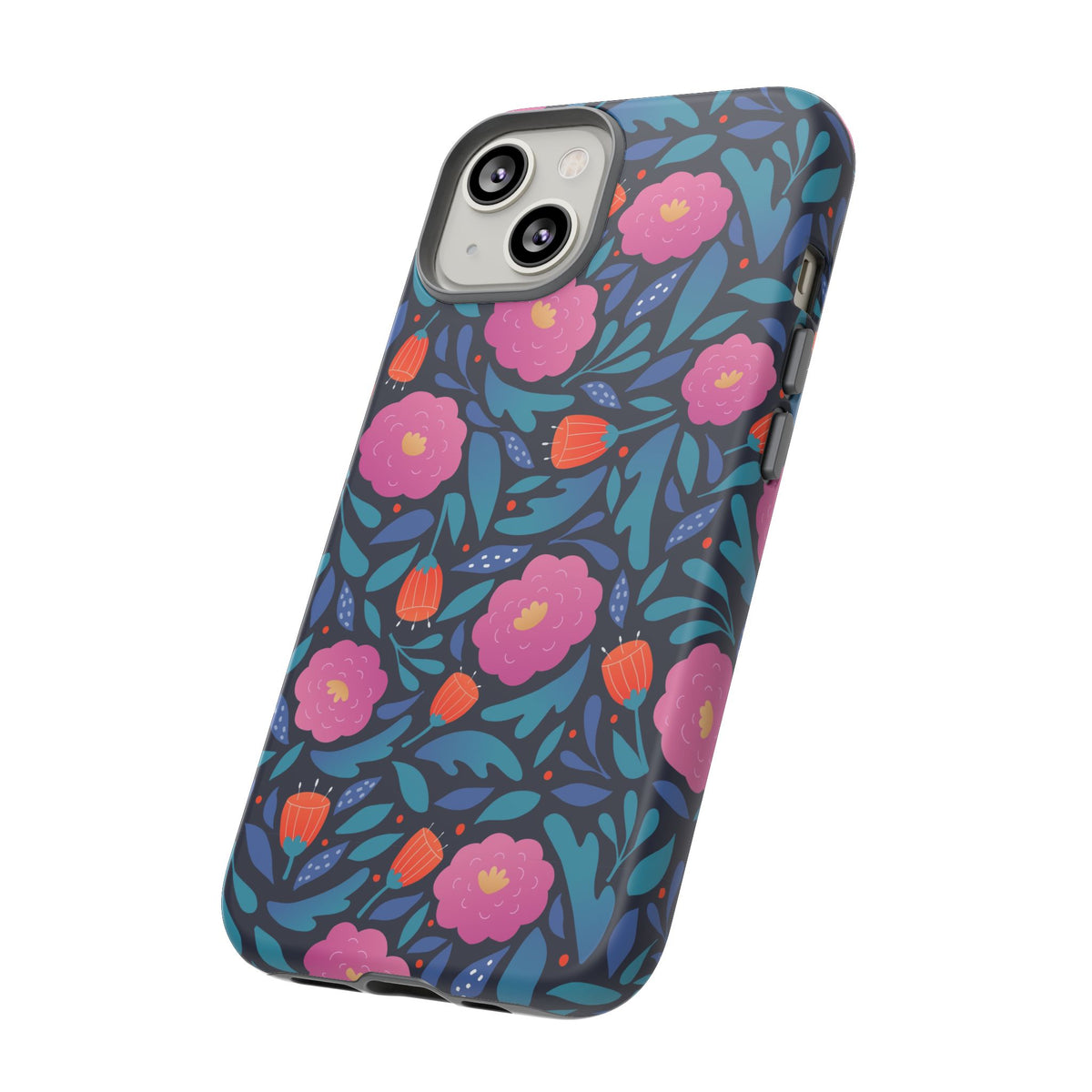 Colorful Little Flower Design Phone Case – Bright and Cheerful Floral Phone Cover 2