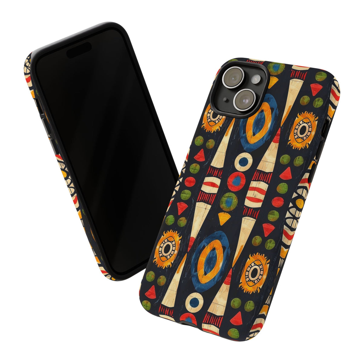 Stylish African Pattern Phone Case – Unique and Vibrant Protection 165